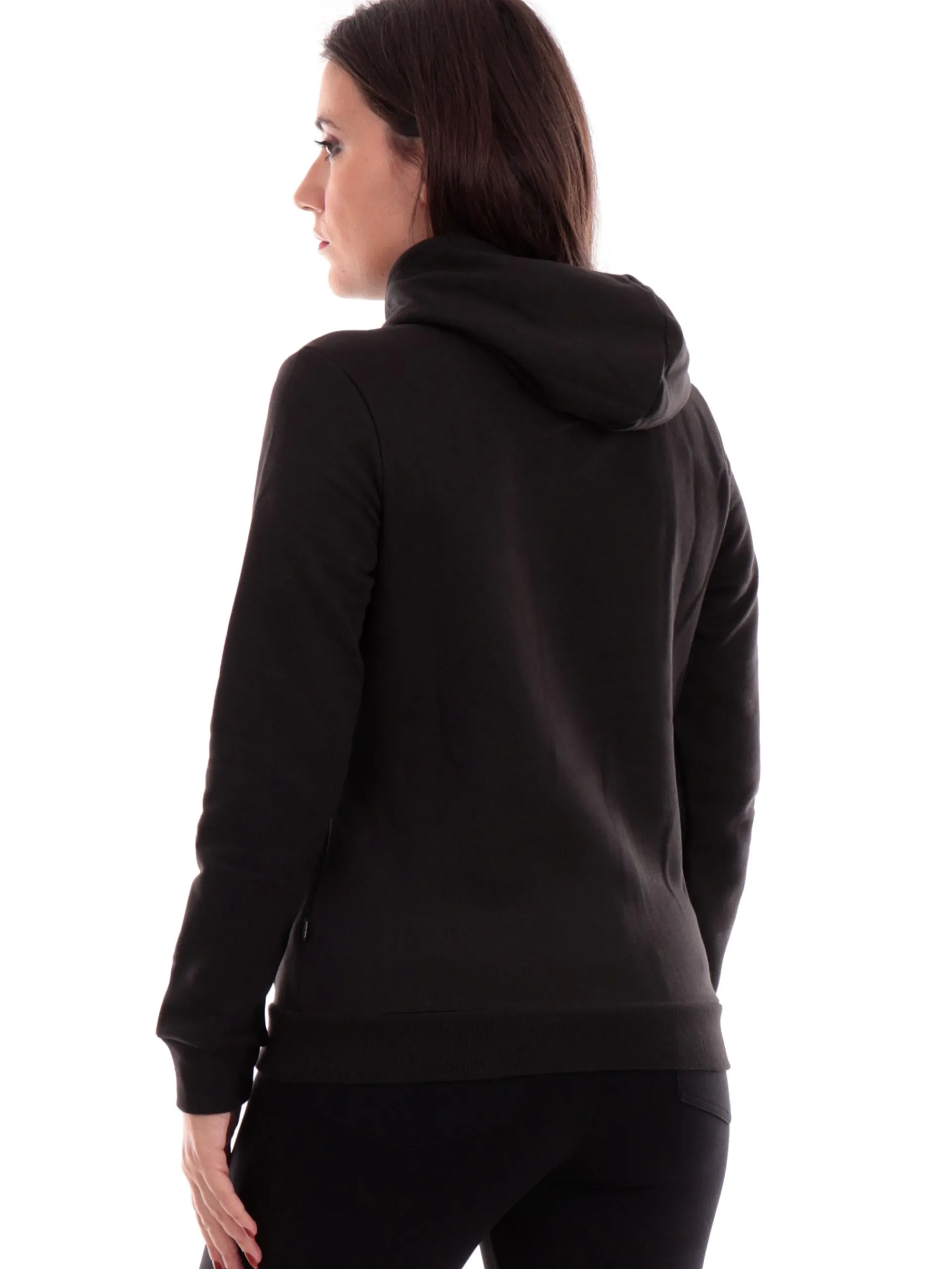 PUMA Felpe*Felpa nera da donna con cappuccio 586799