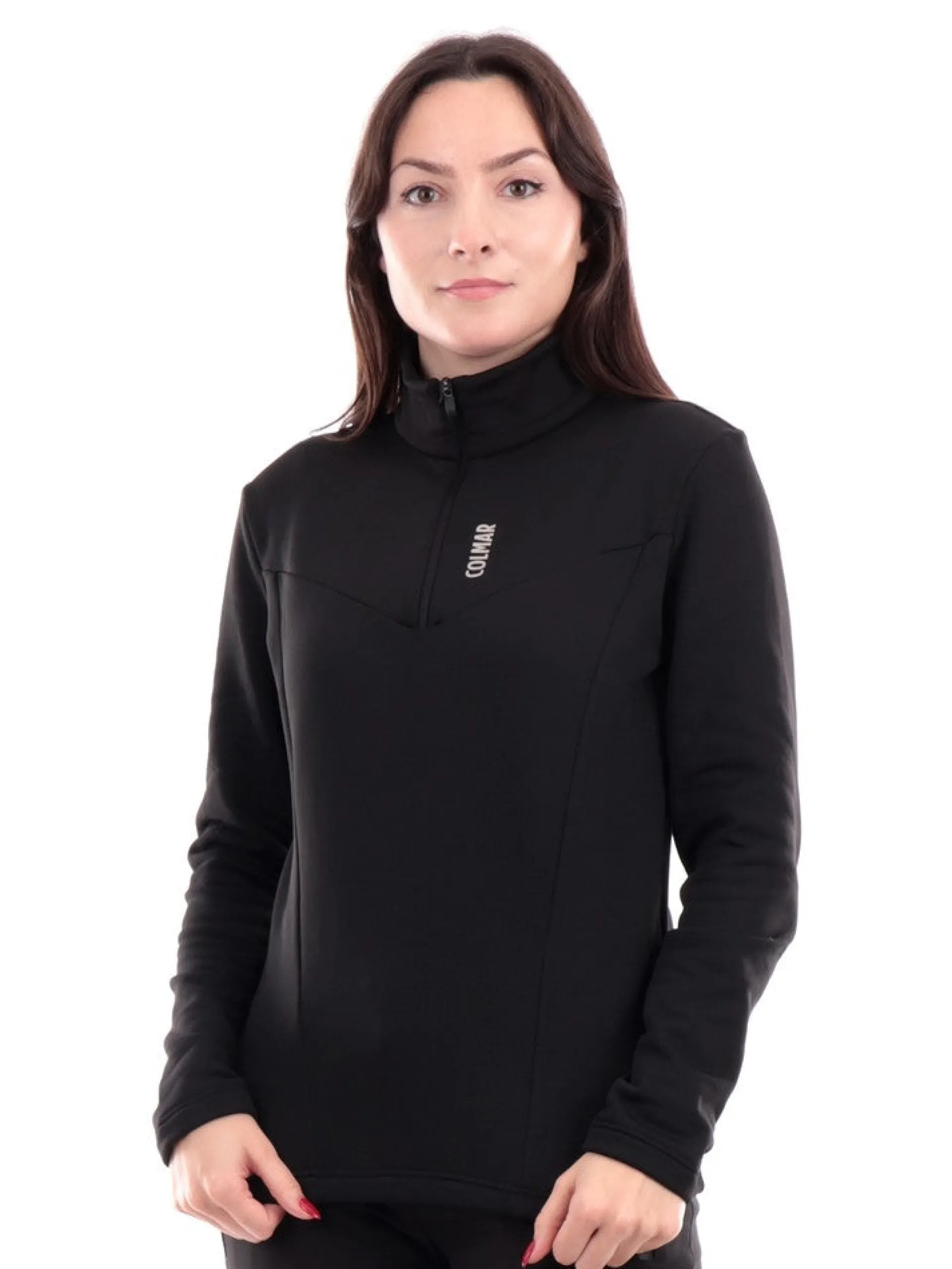 COLMAR NEVE E OUTDOOR Abbigliamento|Maglie*Felpa sci Colmar nera da donna 93345WU
