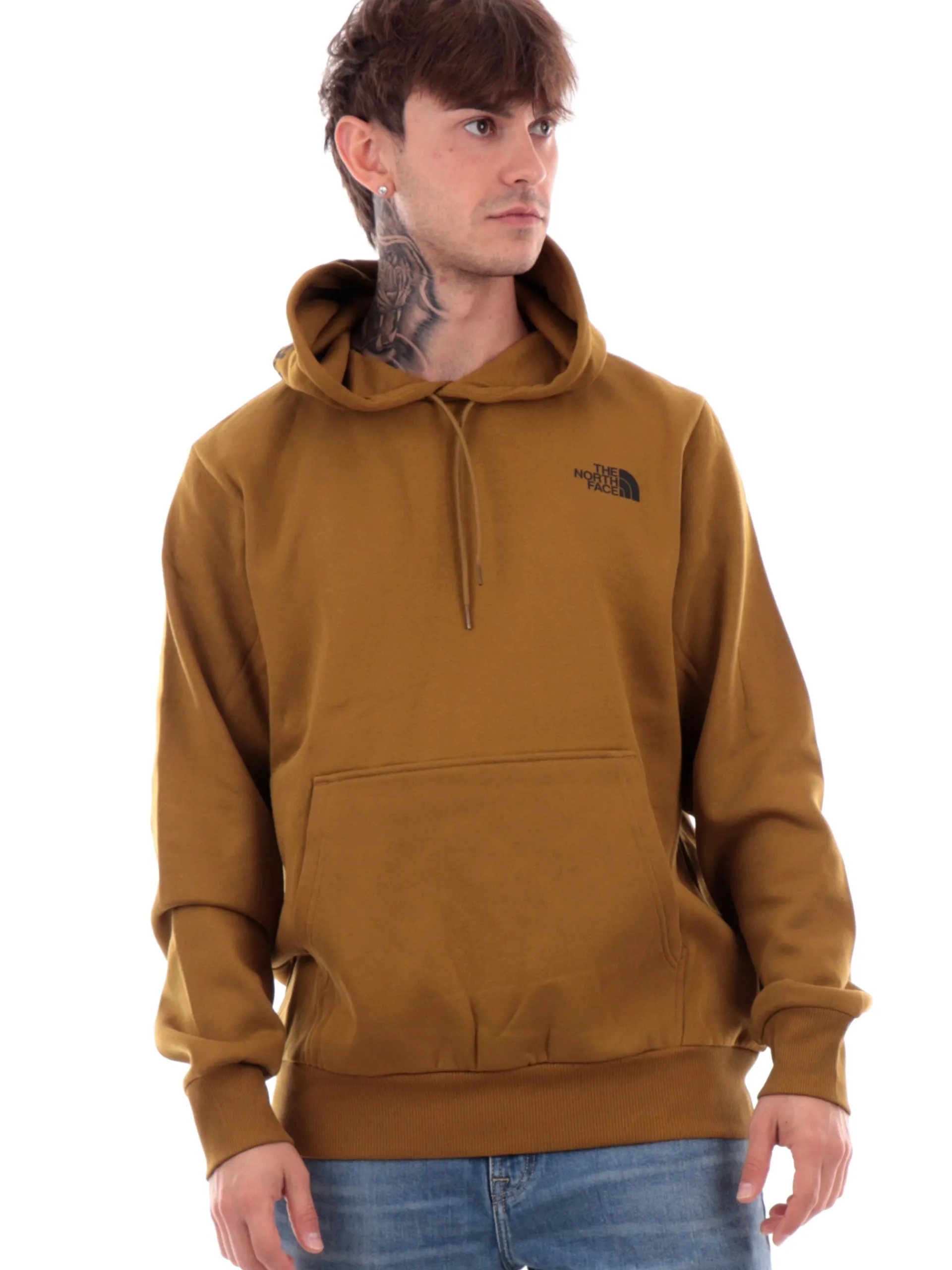 THE NORTH FACE Felpe*Felpa verde da uomo con cappuccio e logo NF0A89EJ