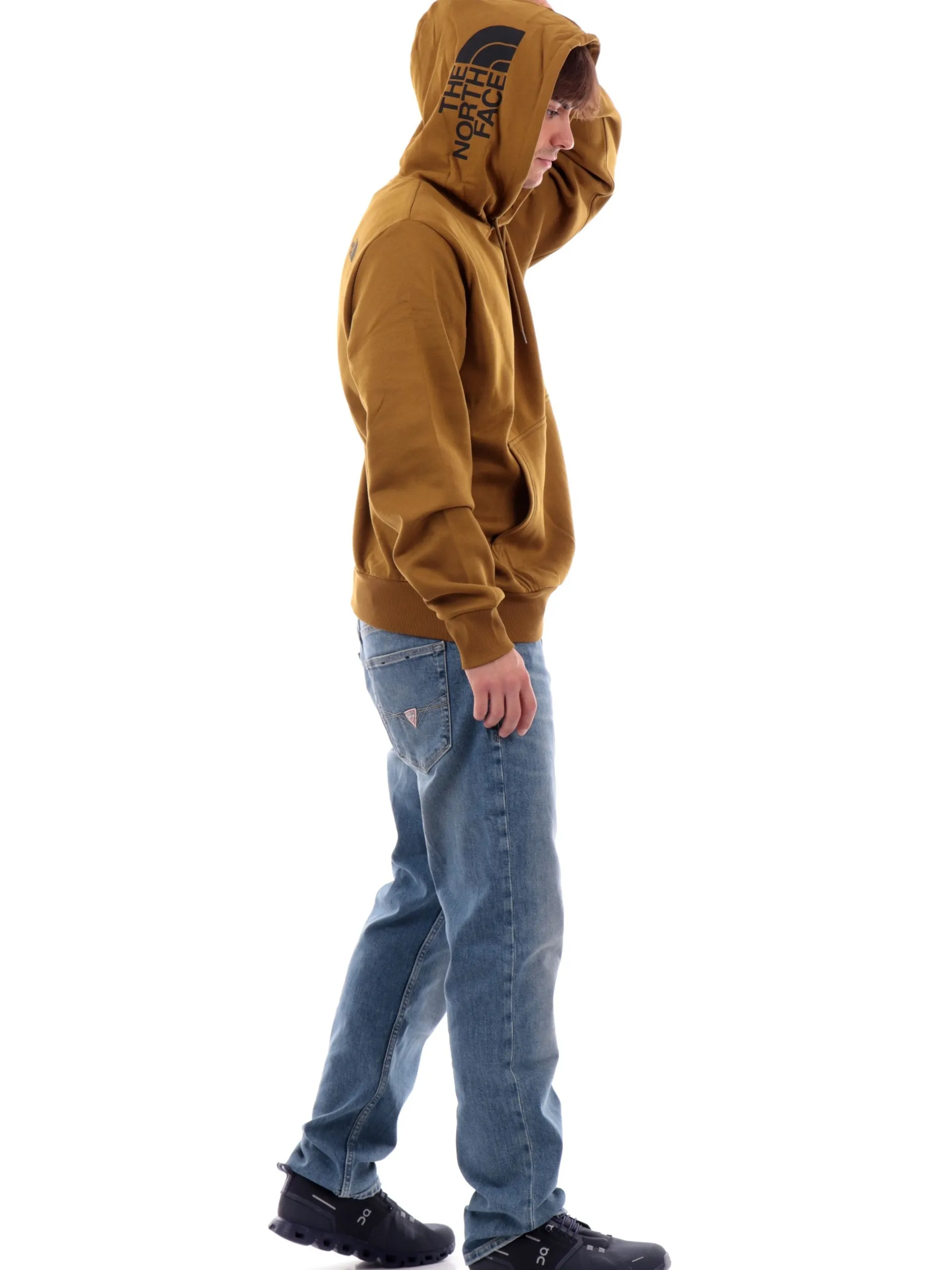 THE NORTH FACE Felpe*Felpa verde da uomo con cappuccio e logo NF0A89EJ