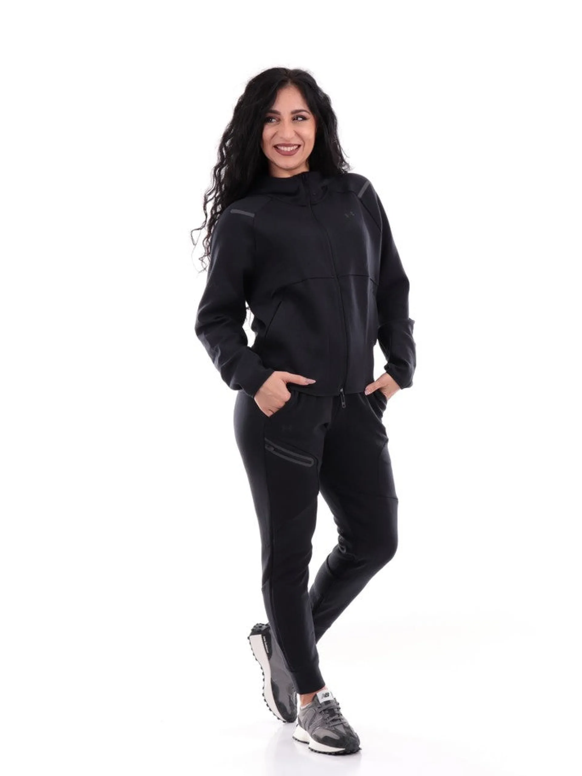UNDER ARMOUR Felpe*Felpa nera da donna Unstoppable 13798420