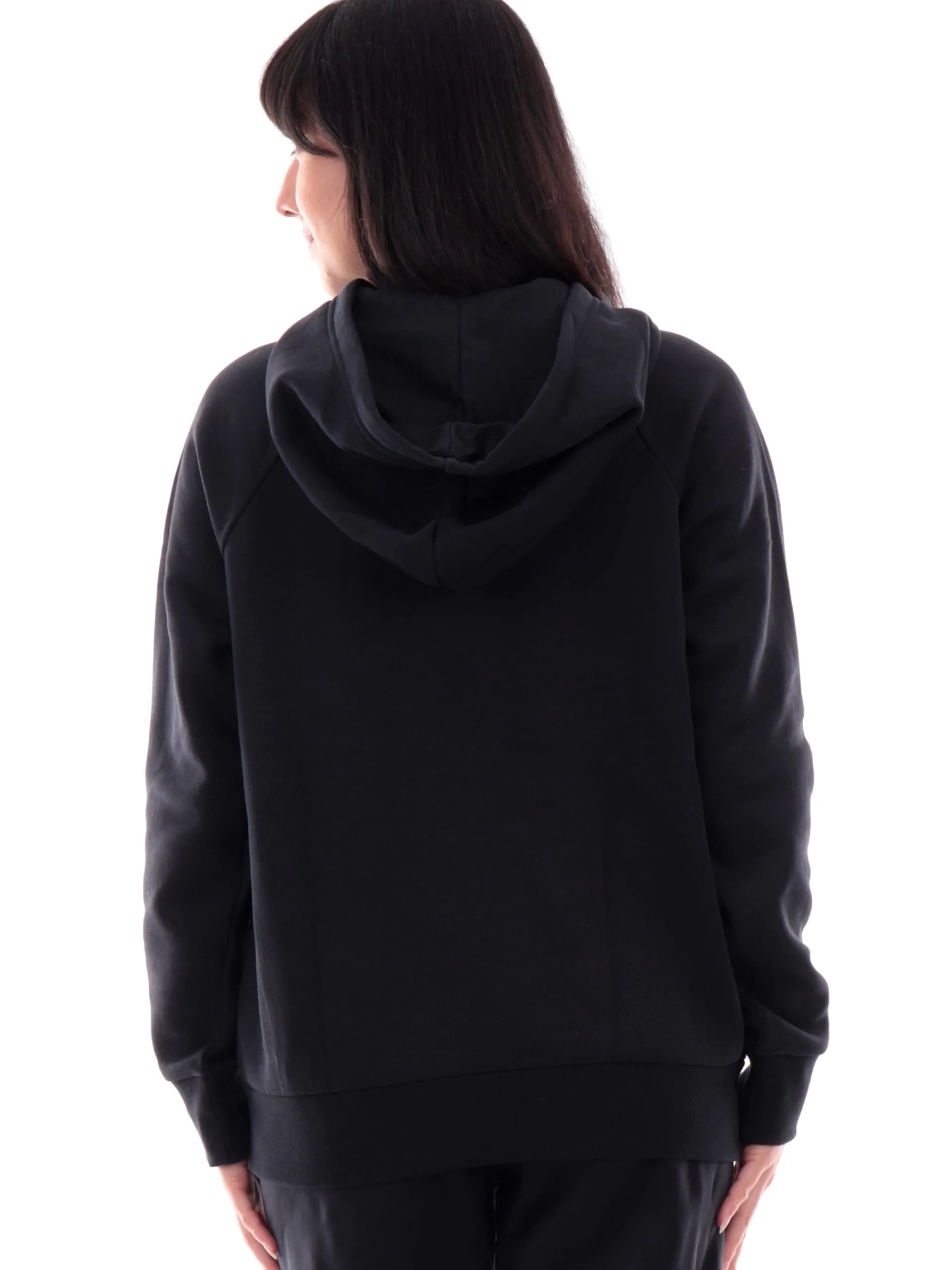 UNDER ARMOUR Felpe*Felpa nera Rival Fleece da donna full zip con cappuccio 13794970