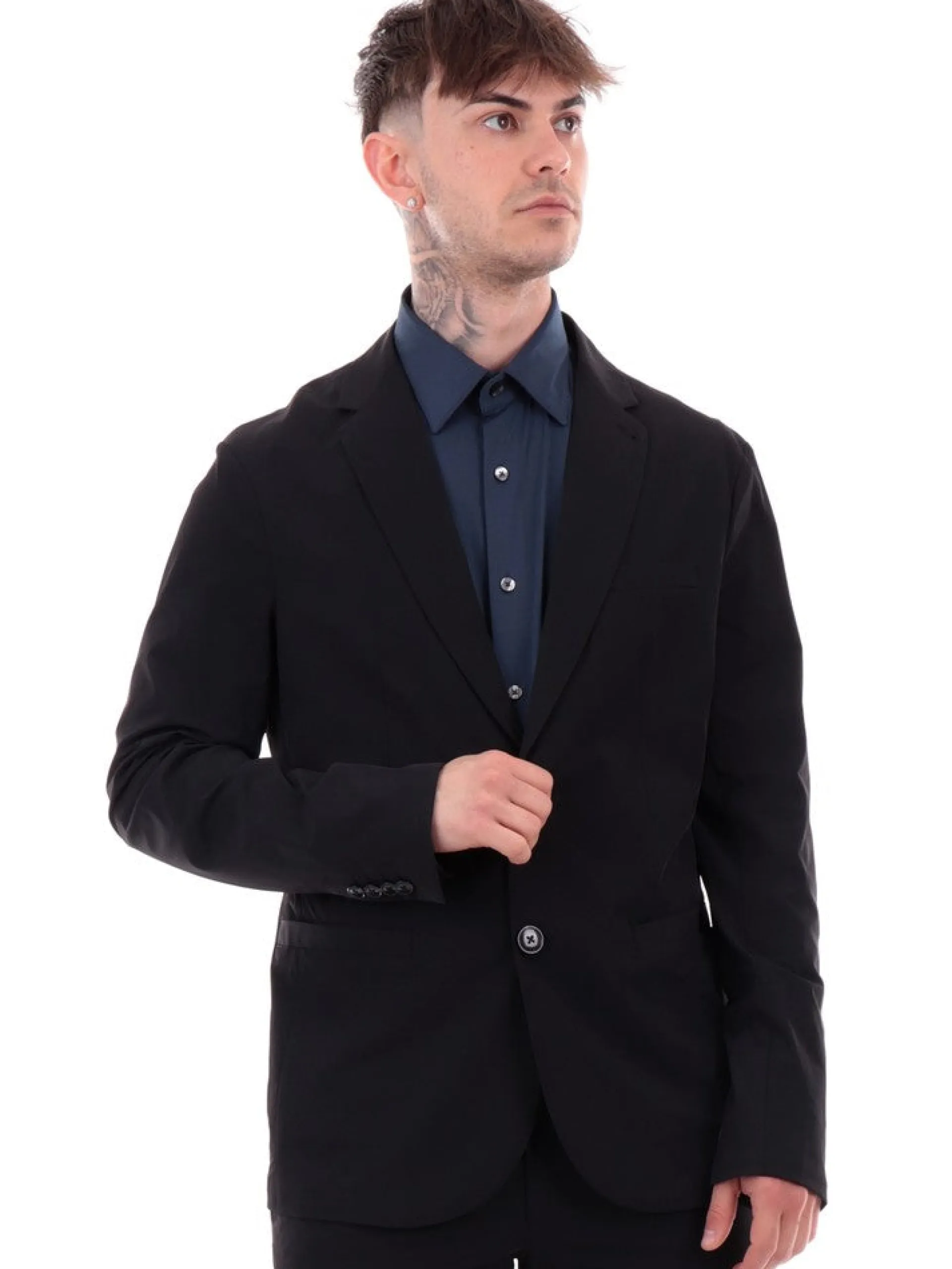 ARMANI EXCHANGE Giacche*Giacca nera da uomo 8NZG49ZNYZZ