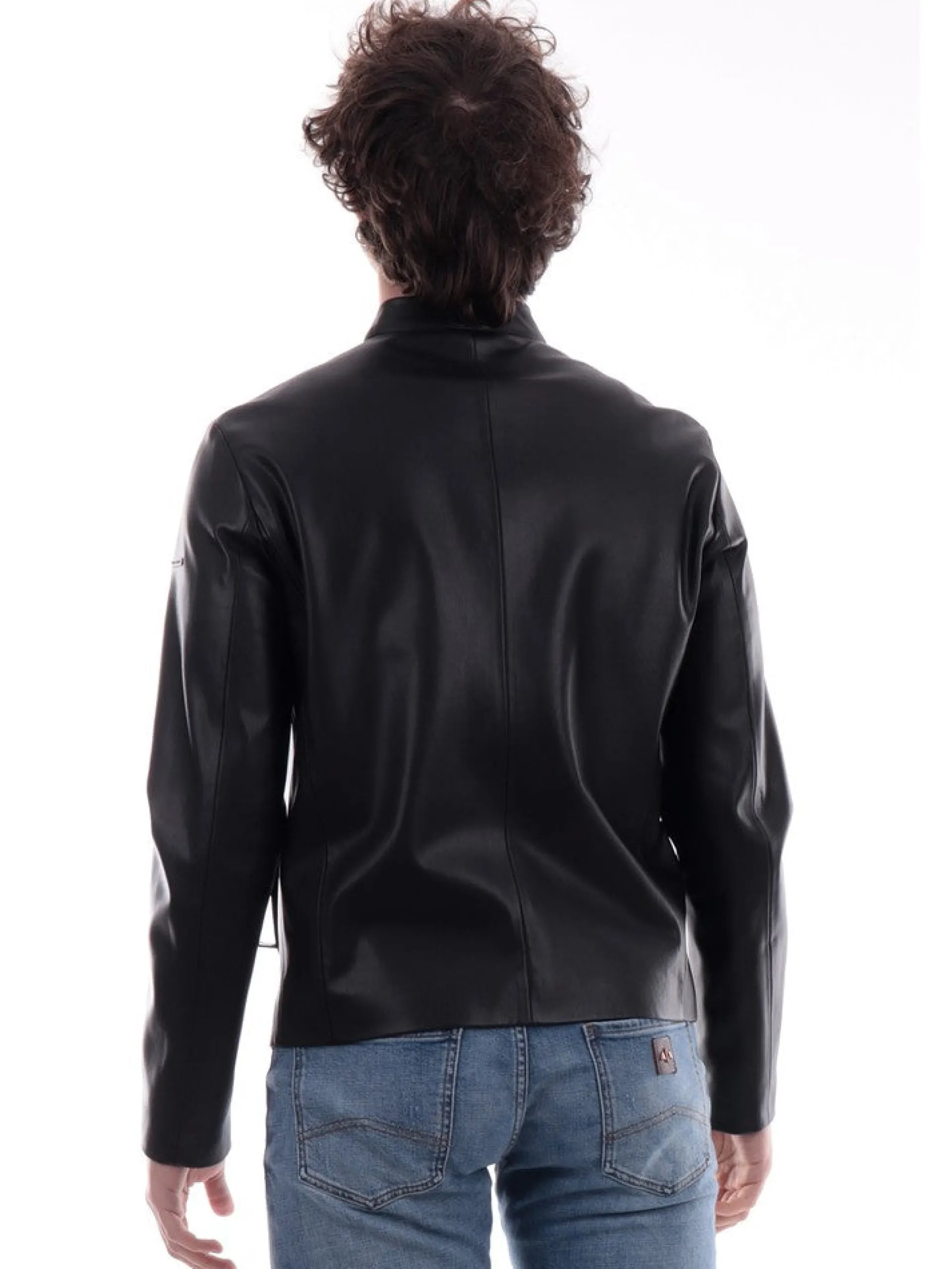 ARMANI EXCHANGE Giubbini*Giacca AX nera da uomo Blouson Jacket 8NZB08ZNAAZ