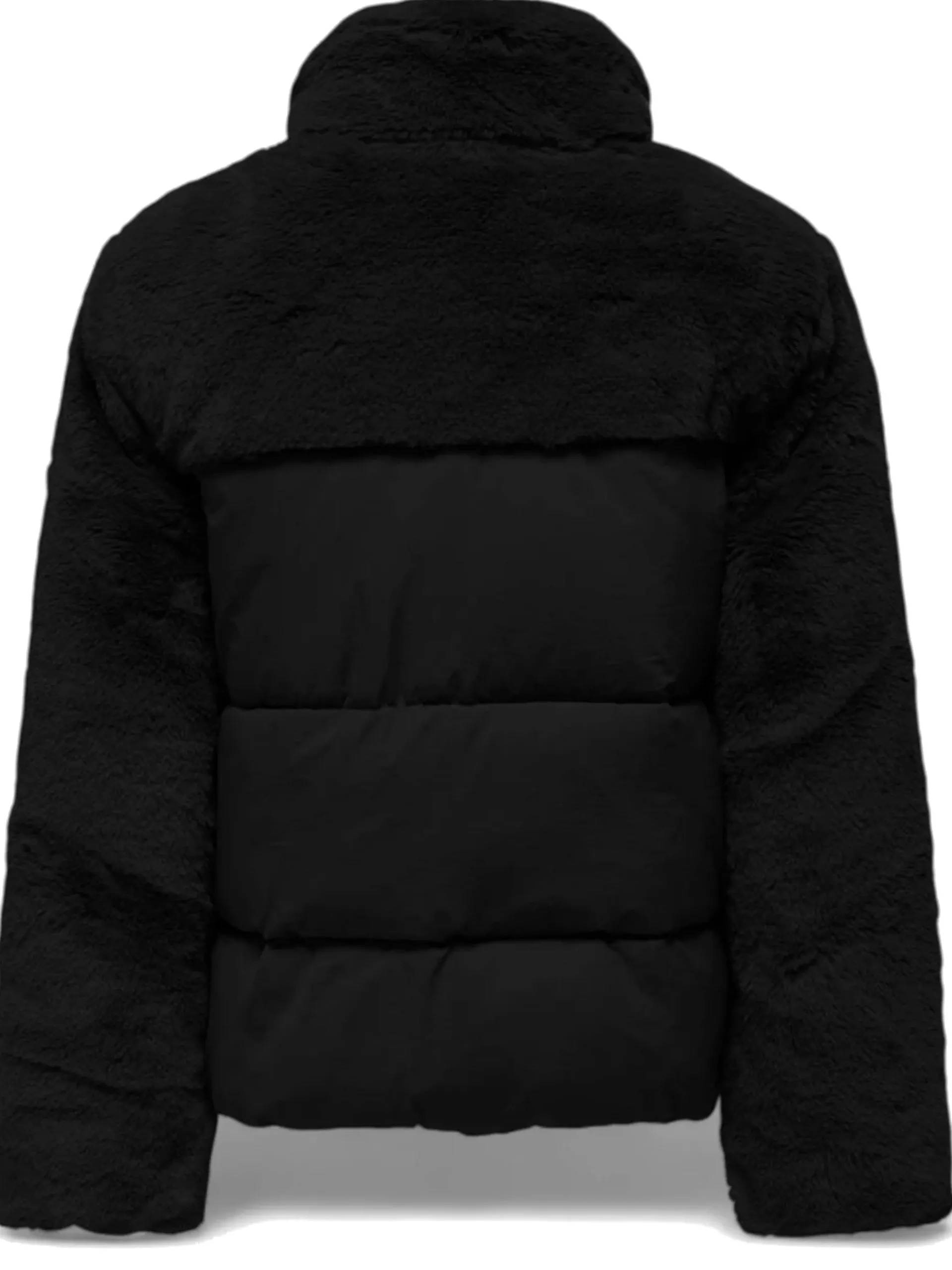 ONLY Capispalla*Giacca bambina nera inserto pelliccia eco 15324627