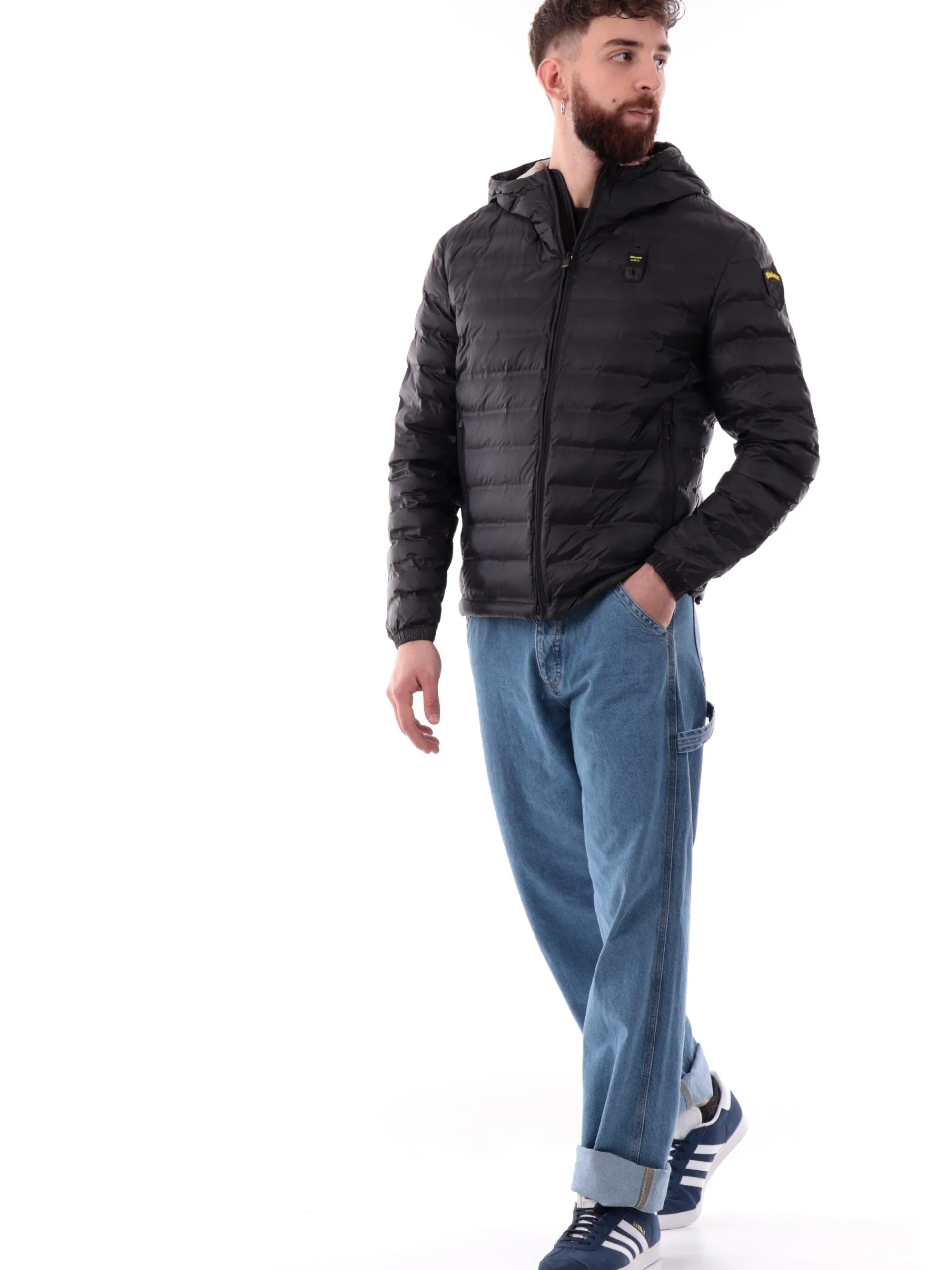 BLAUER Giubbini*Giacca Charles nera da uomo 100 grammi C02227007104