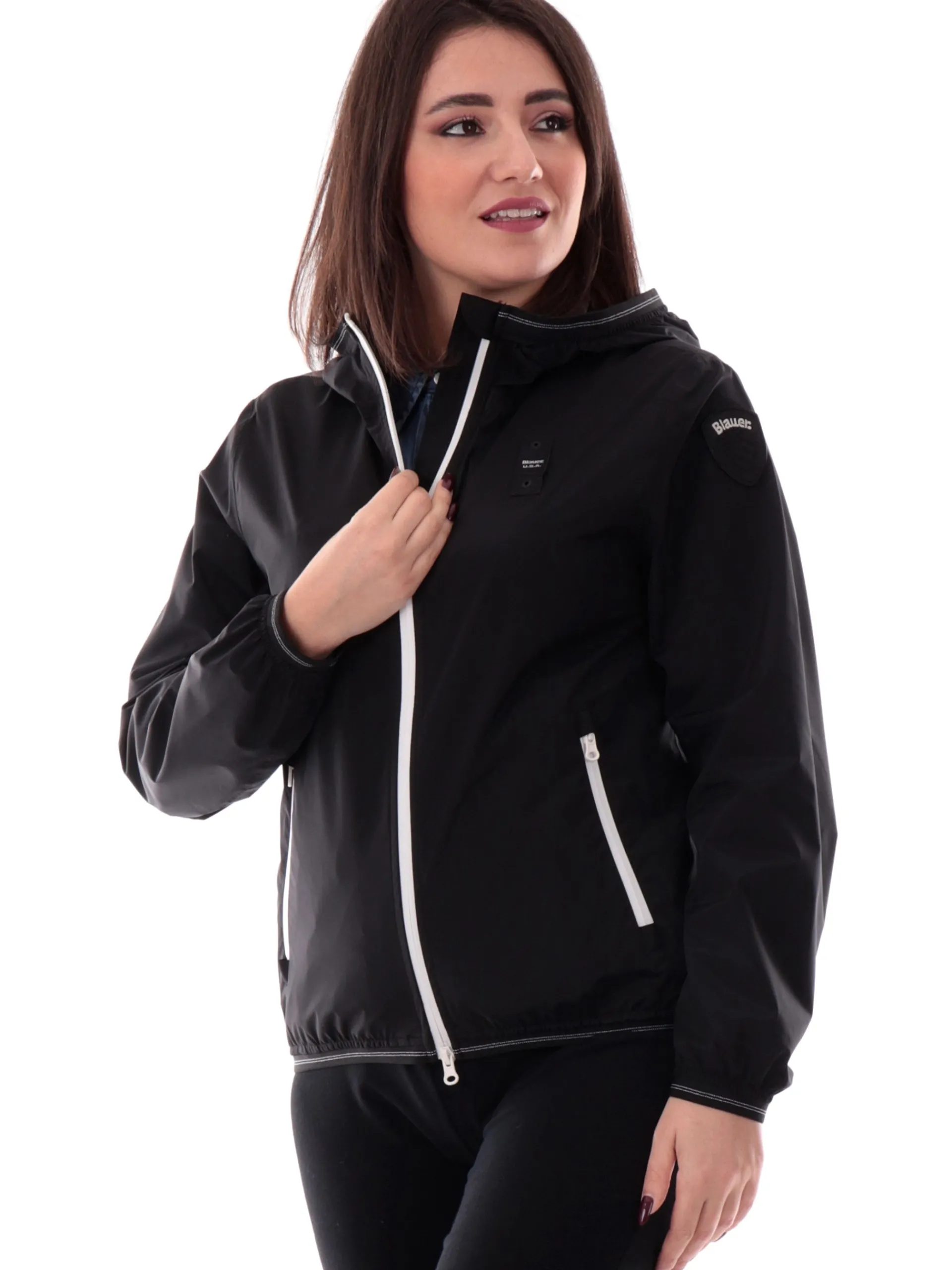 BLAUER Giubbini*Giacca nera Nay da donna termonastrato C11237007110