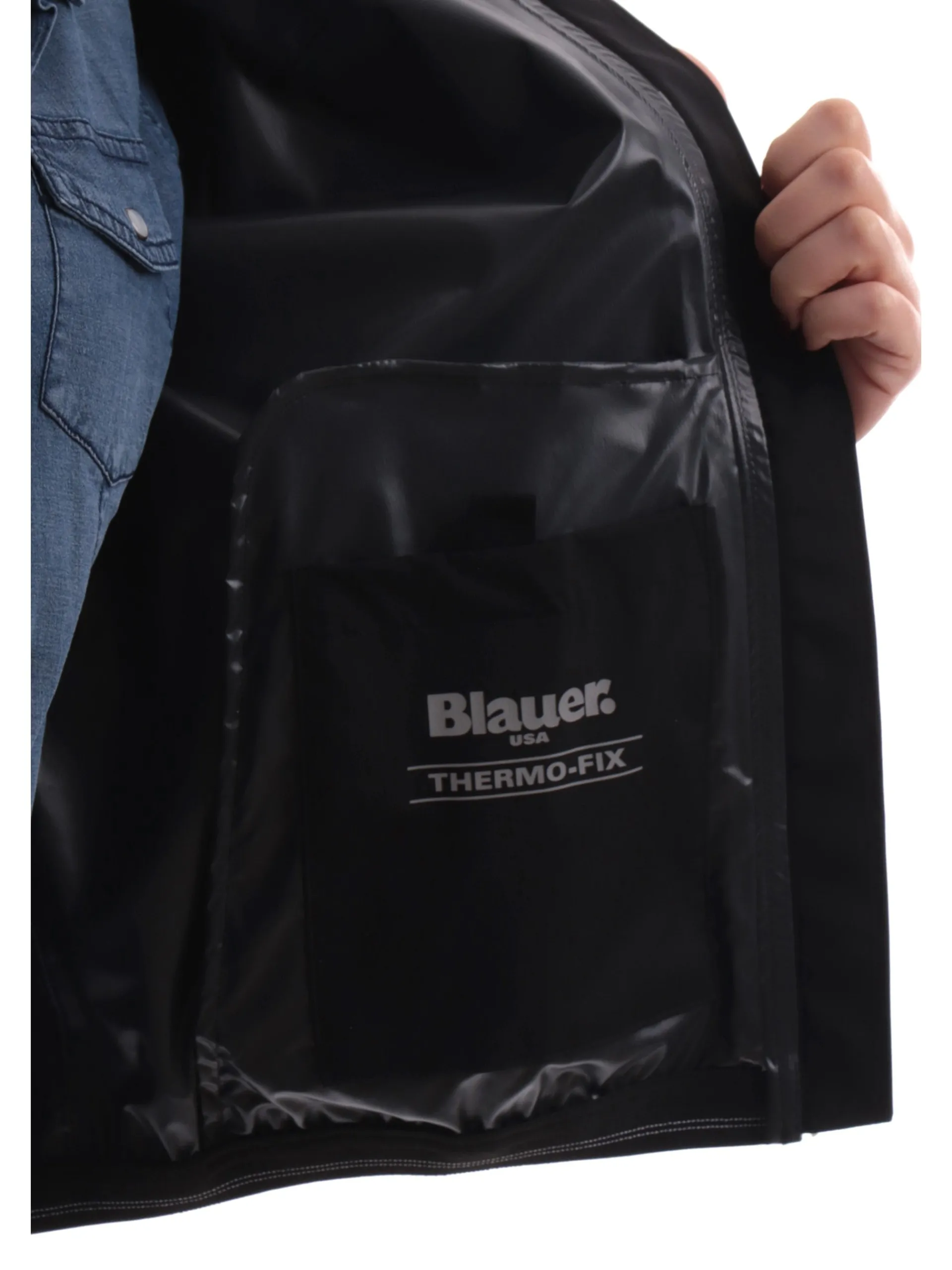 BLAUER Giubbini*Giacca nera Nay da donna termonastrato C11237007110