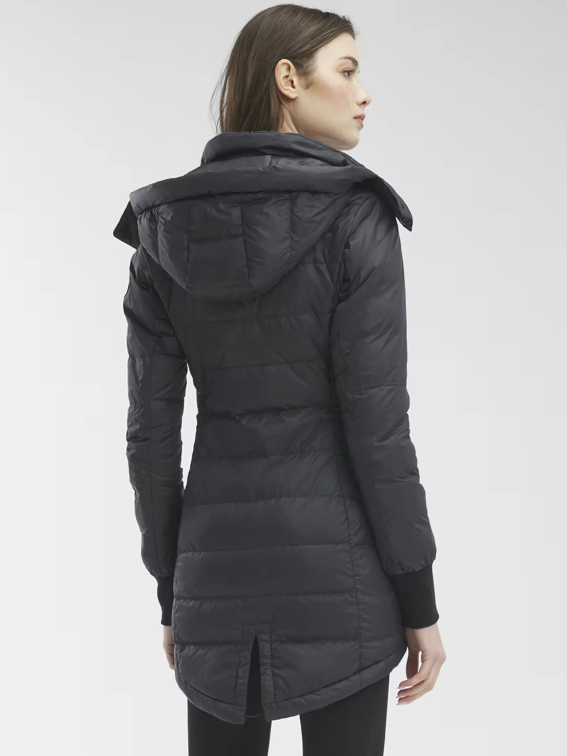 CANADA GOOSE Giubbotti*Giacca Ellison Jacket nera da donna lunga 2209