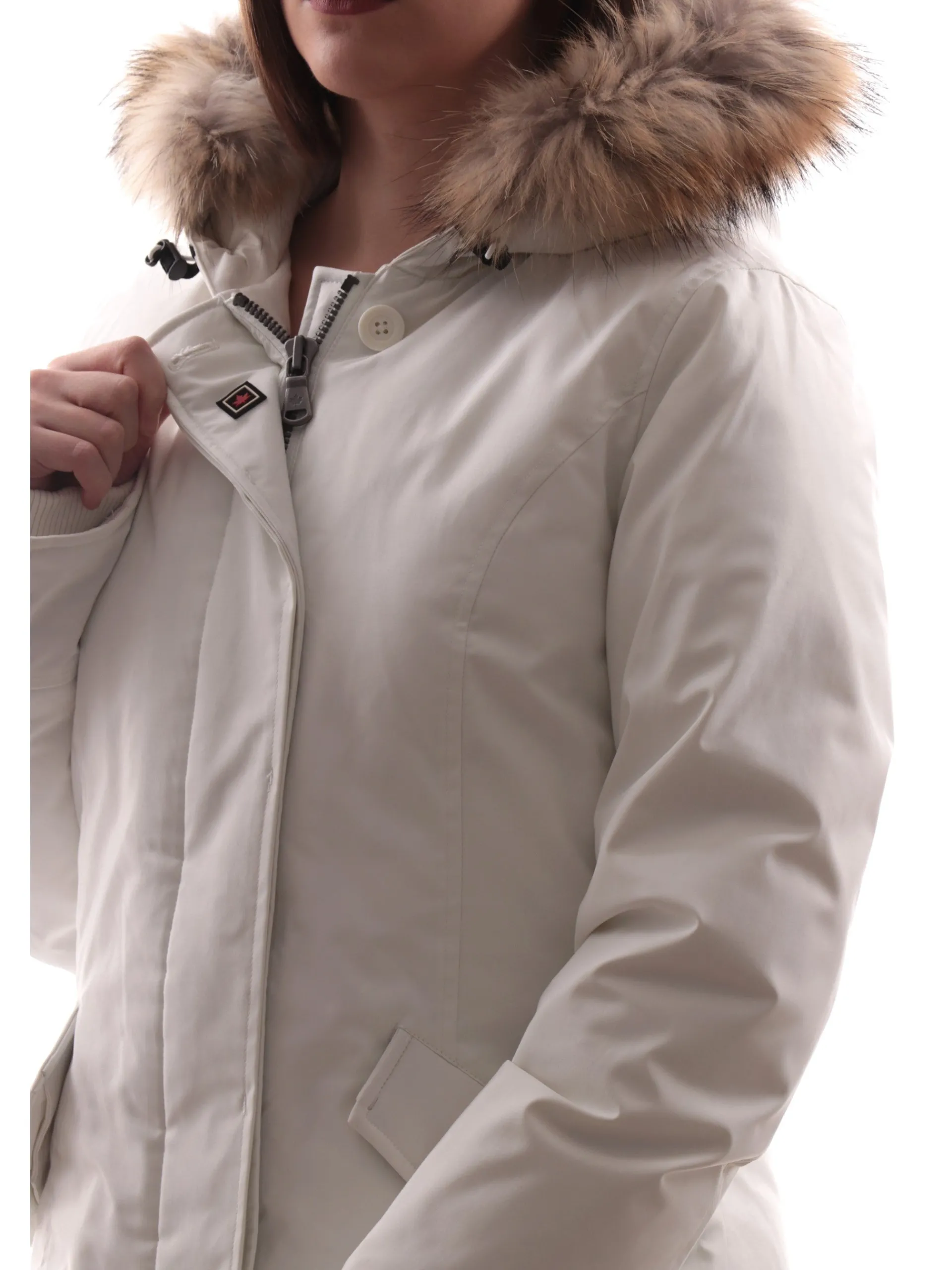 CANADIAN Giubbotti*Giacca bianca da donna Fundybay Tech GCM01WTECH