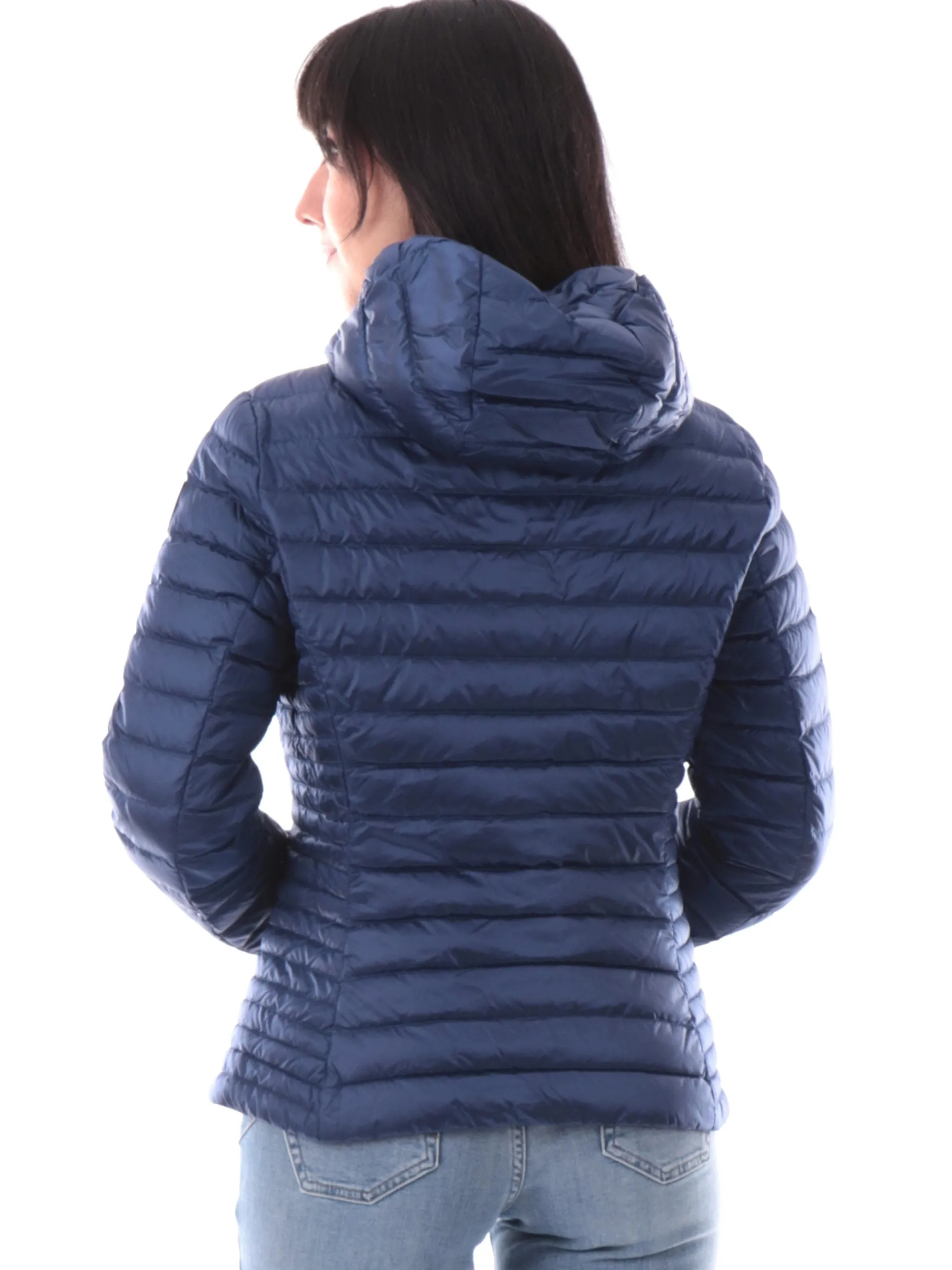 CIESSE Giubbini*Giacca Piumini blu da donna cento grammi con cappuccio WJ00178N1C10D 334