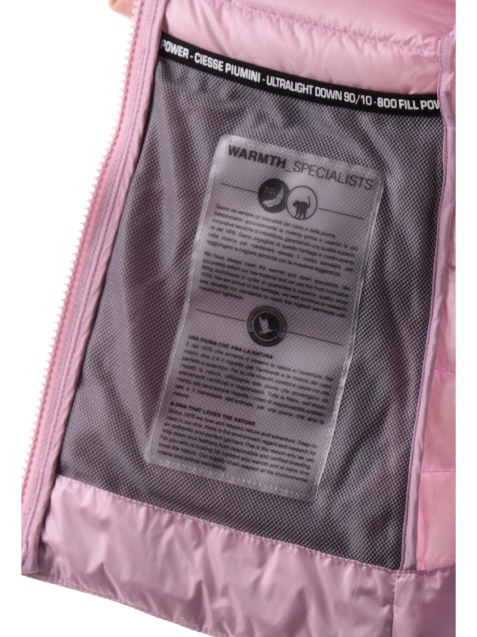 CIESSE Giubbini*Giacca Piumini rosa da donna cento grammi WJ22563N1C10D