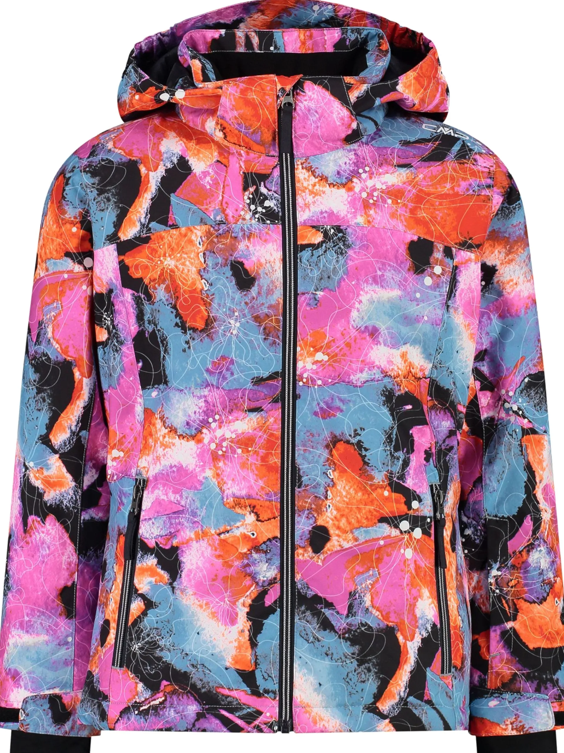 CMP Abbigliamento|Capispalla*Giacca bambina da sci con cappuccio removibile e tasche da neve 39W2085