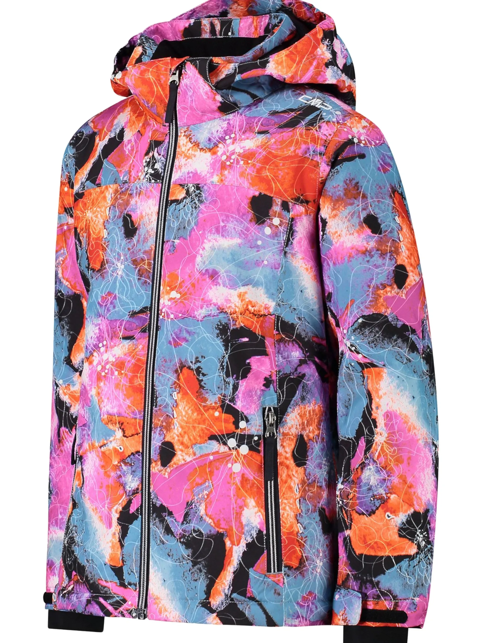 CMP Abbigliamento|Capispalla*Giacca bambina da sci con cappuccio removibile e tasche da neve 39W2085