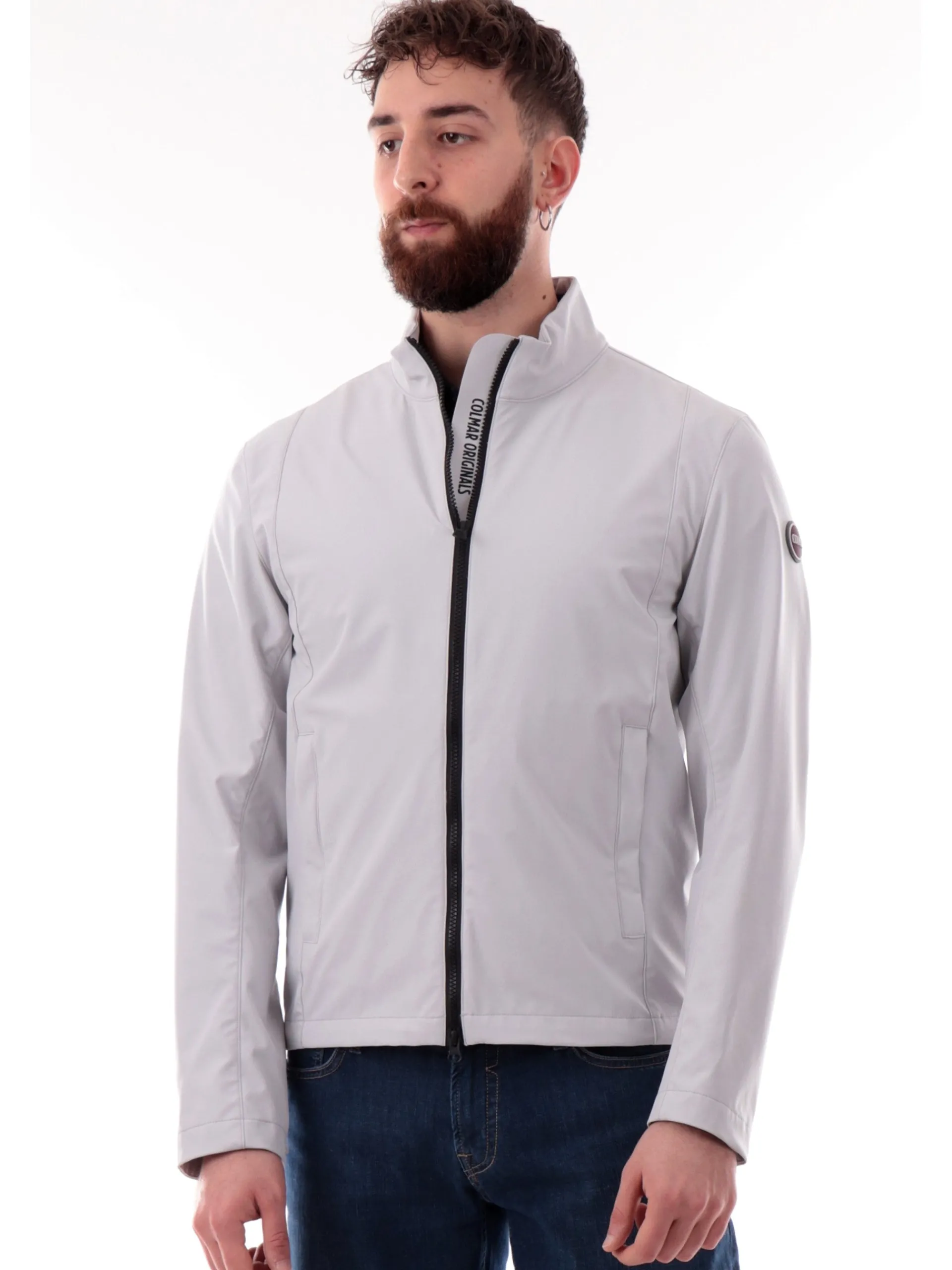 COLMAR Giubbini*Giacca grigia tecnica da uomo full zip 18166WV