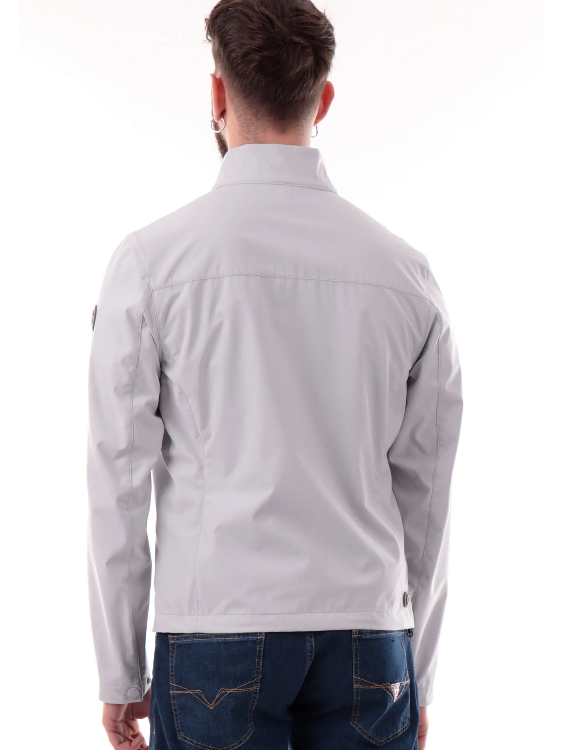 COLMAR Giubbini*Giacca grigia tecnica da uomo full zip 18166WV