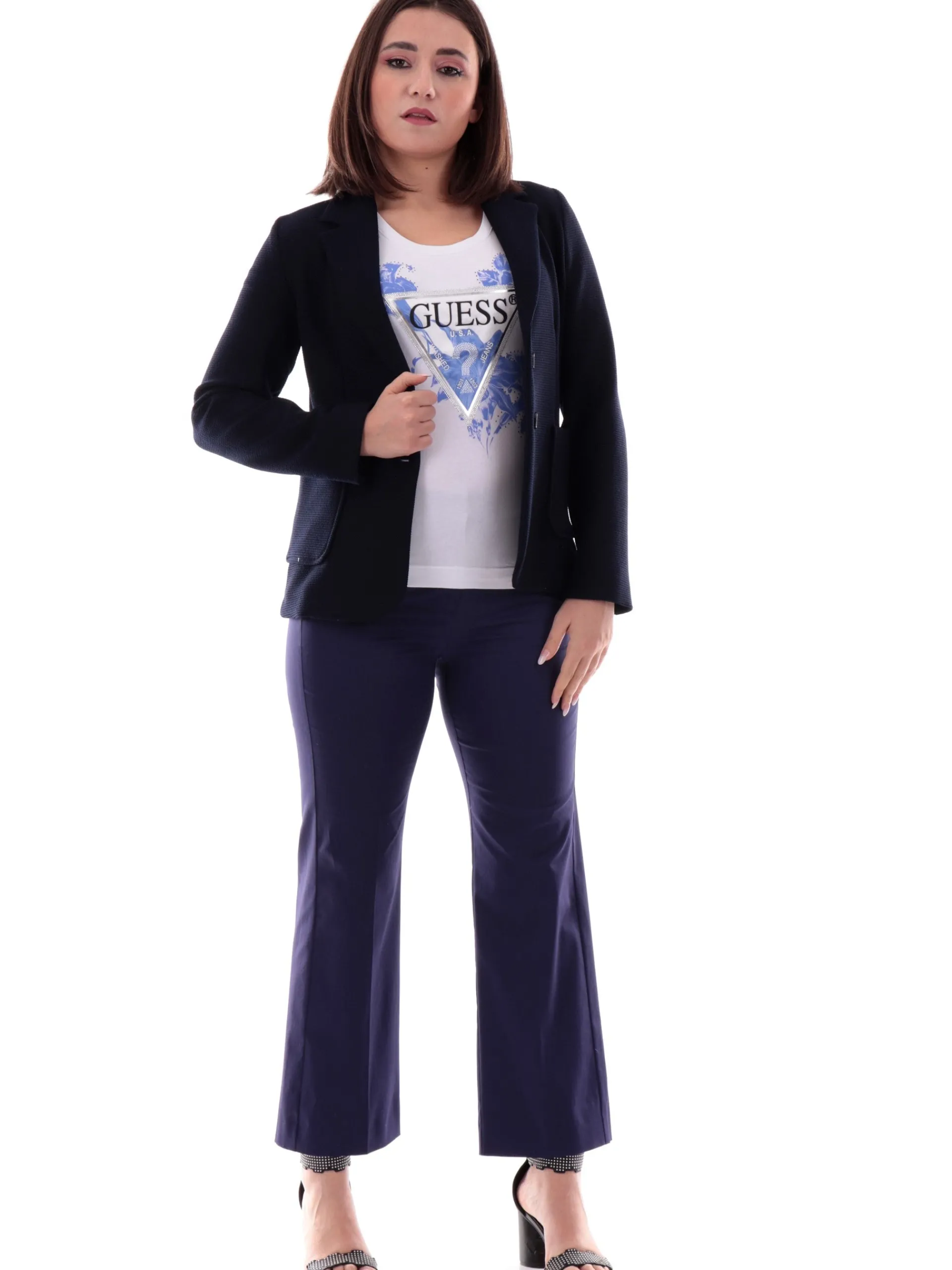 EMME MARELLA Giacche*Giacca blu da donna HARLEY 004