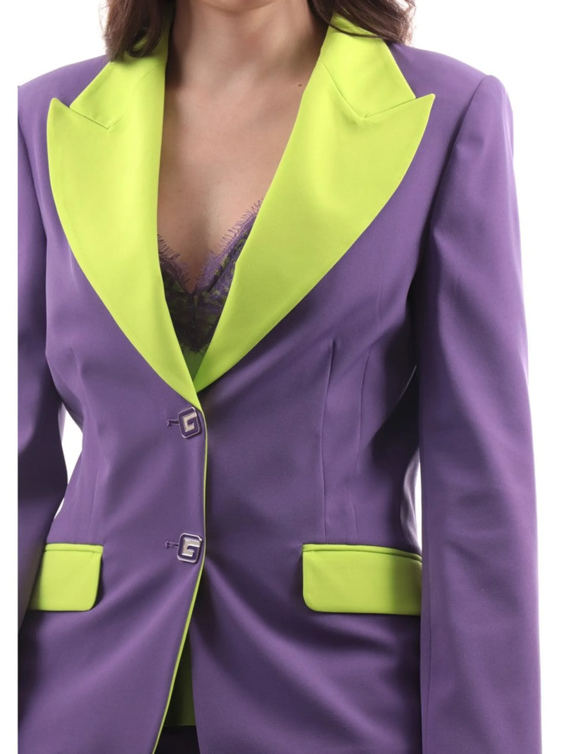 GAELLE Giacche*Giacca viola da donna Giacca Monopetto Tailor GBDP16089