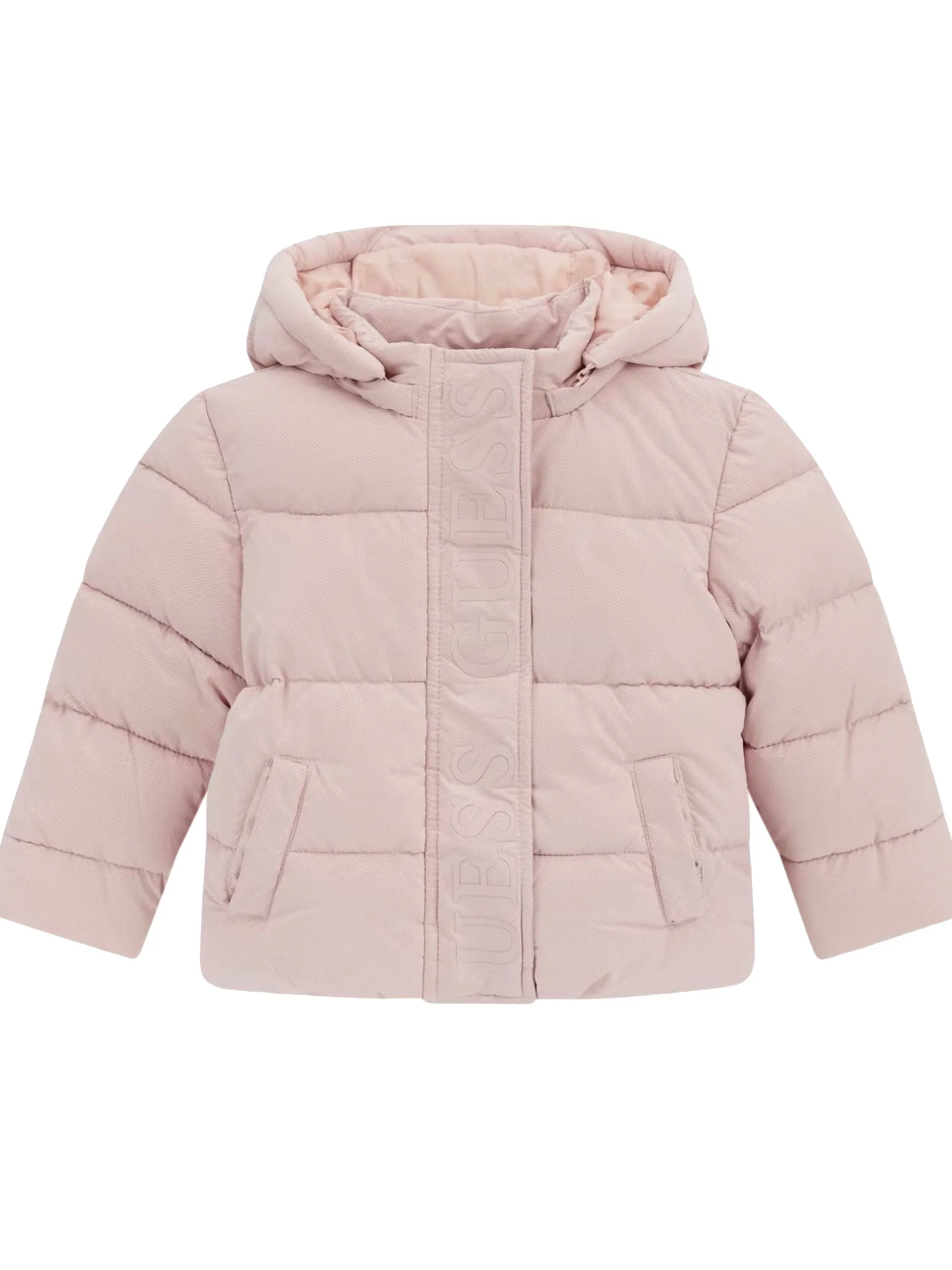 GUESS Capispalla*Giacca rosa da bambina full zip con cappuccio J4BL02WGIW0