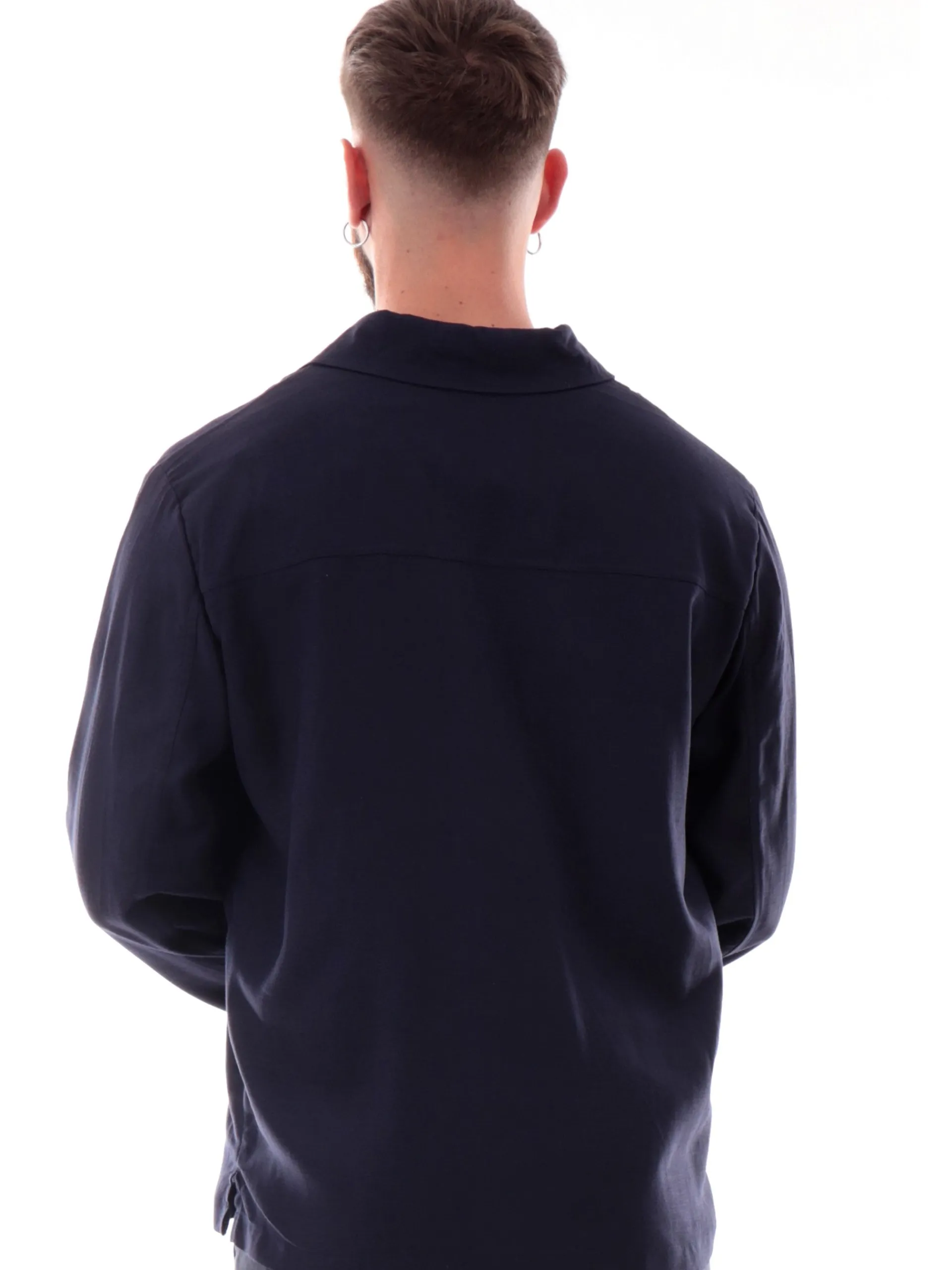 MARKUP Giacche*Giacca Blu da uomo modello safari Overshirt MK896185