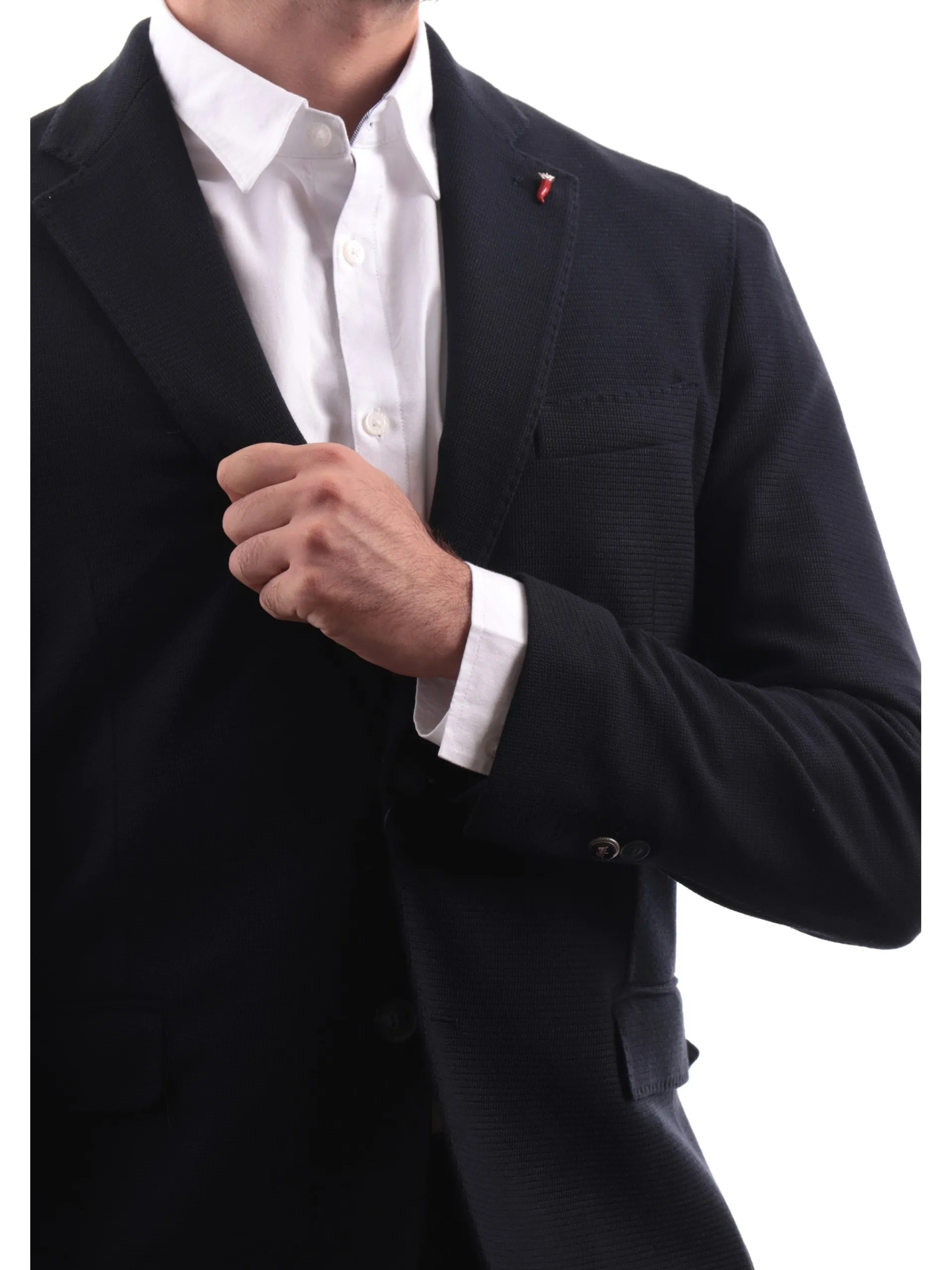 MULISH Giacche*Giacca blu da uomo jersey ADEGKS990