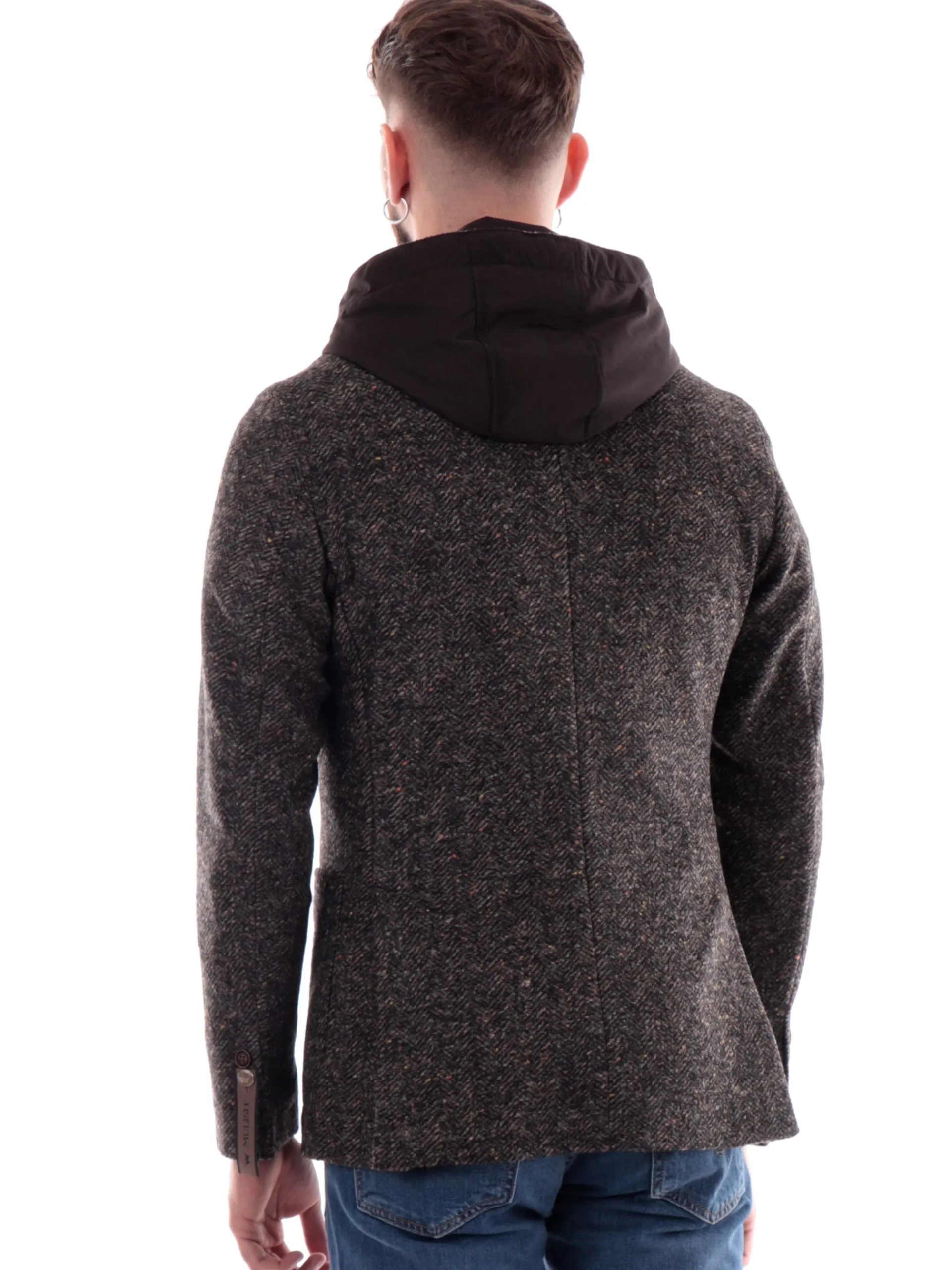 MULISH Giacche*Giacca marrone da uomo con gilet interno removibile MORFEUSGKS992