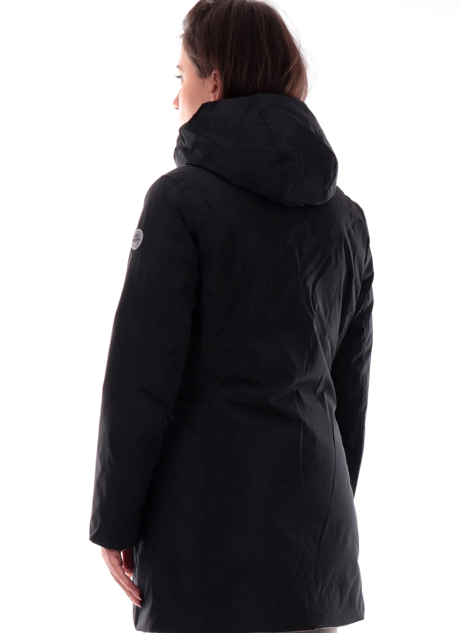 MUSEUM Giubbini*Giacca Daisy reversibile nera e oro da donna JA10NY890