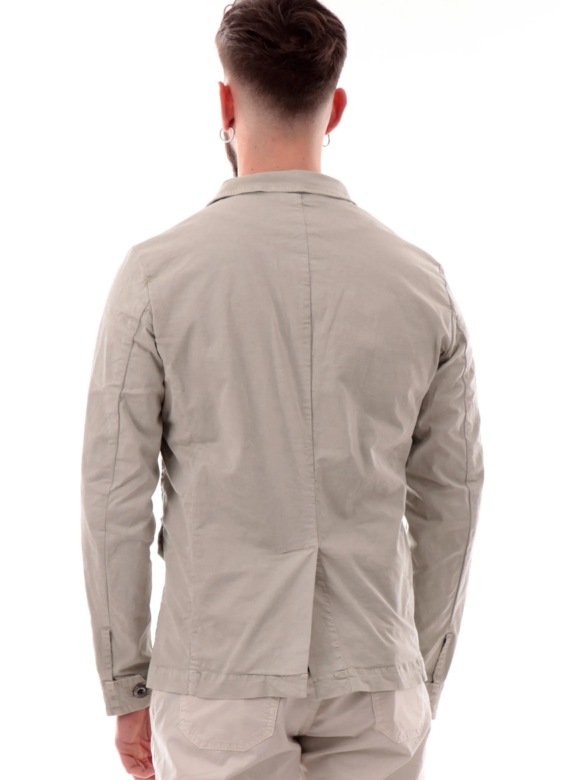 REFRIGIWEAR Giubbini*Giacca New Brent beige da uomo tecnica con tasconi G69208