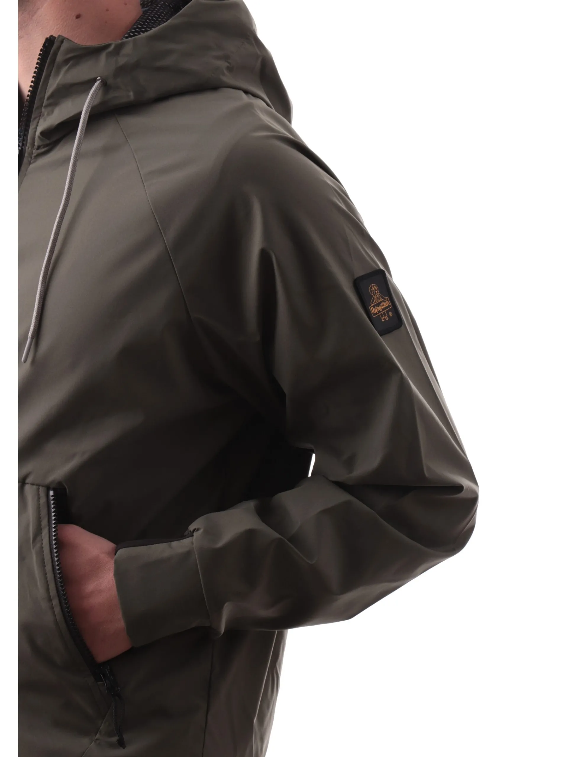 REFRIGIWEAR Giubbini*Giacca tessuto tecnico verde militare da uomo Speed G05718