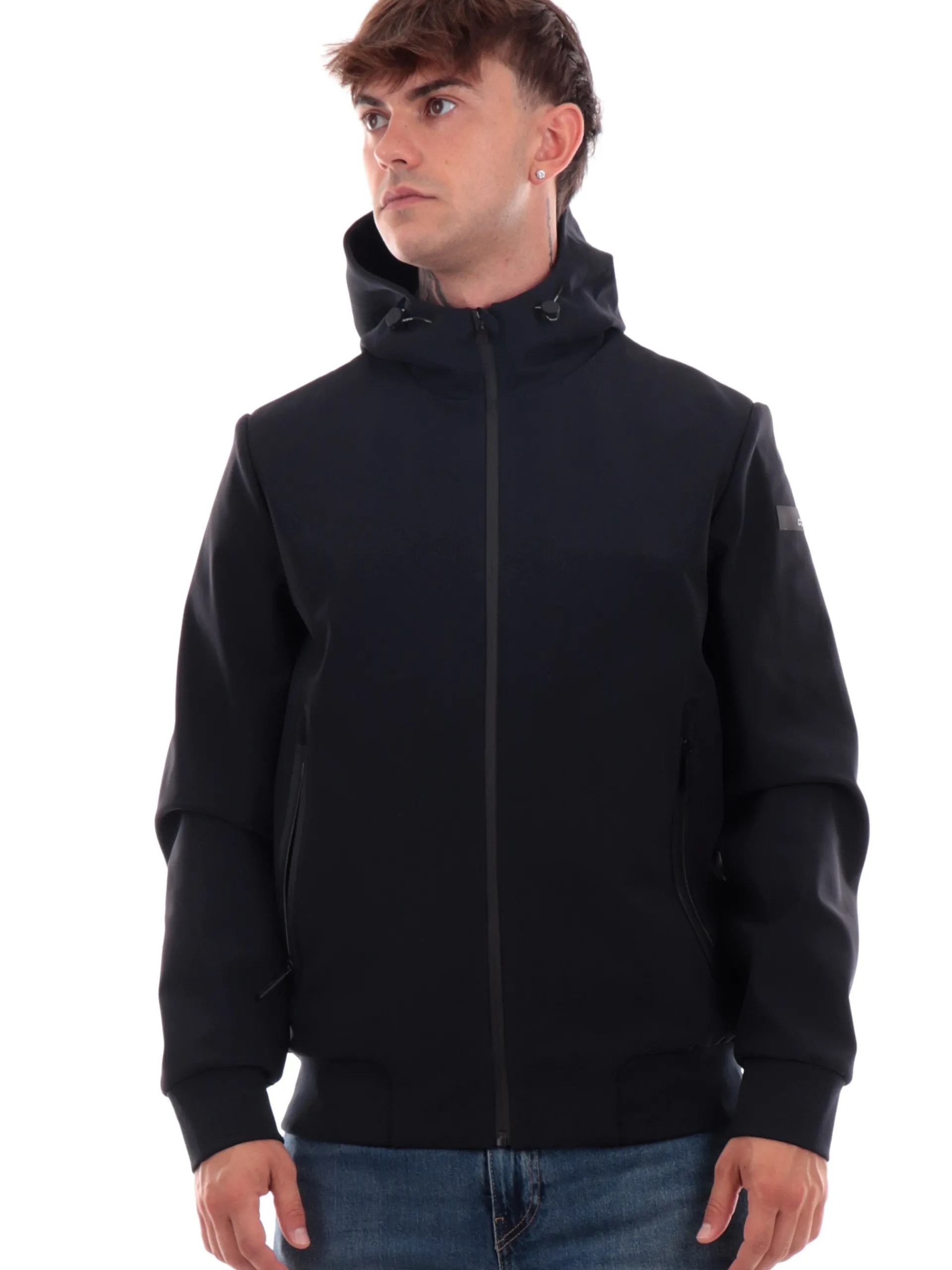 RRD Giubbotti*Giacca blu black da uomo Winter Thermo Hood W24044
