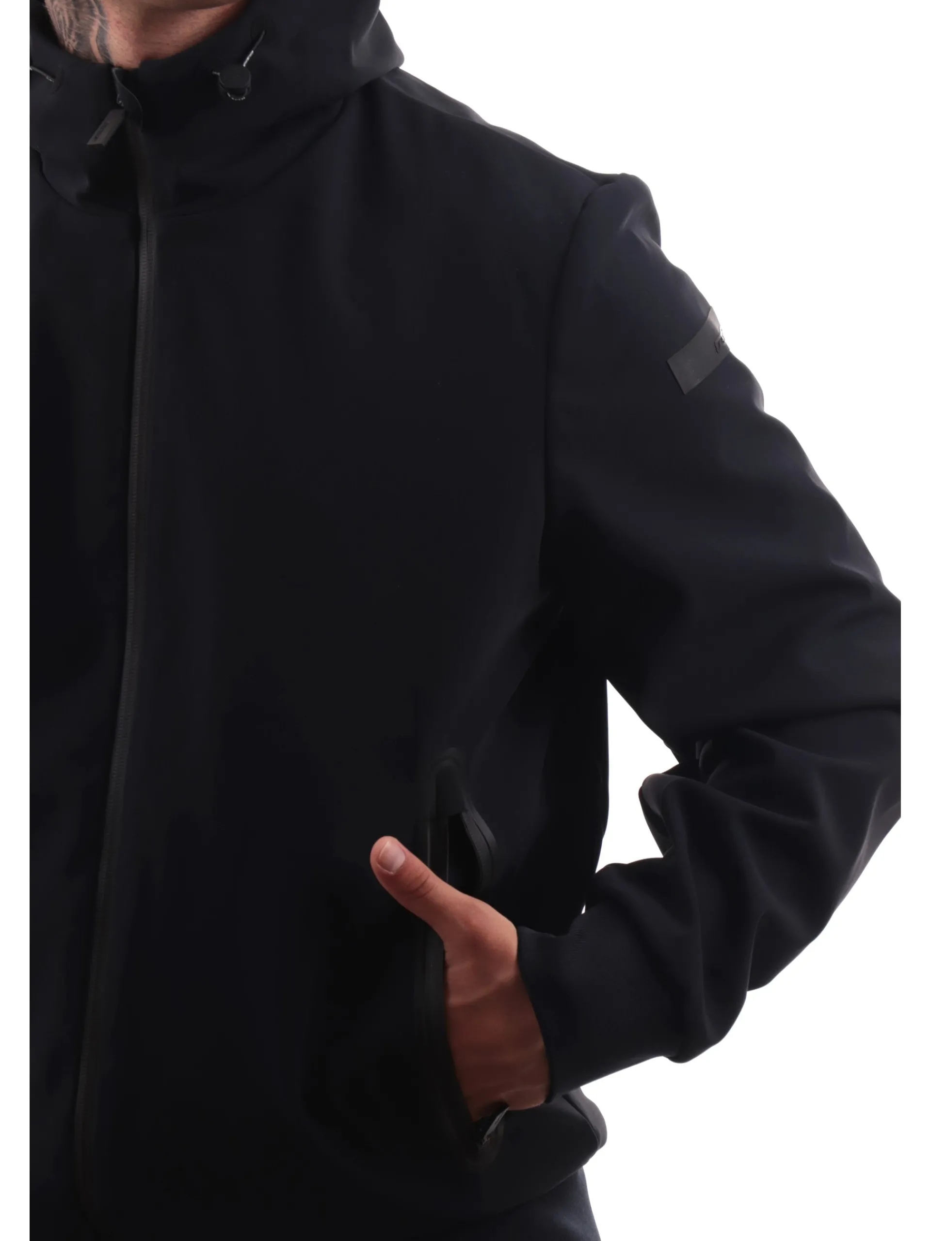 RRD Giubbotti*Giacca blu black da uomo Winter Thermo Hood W24044