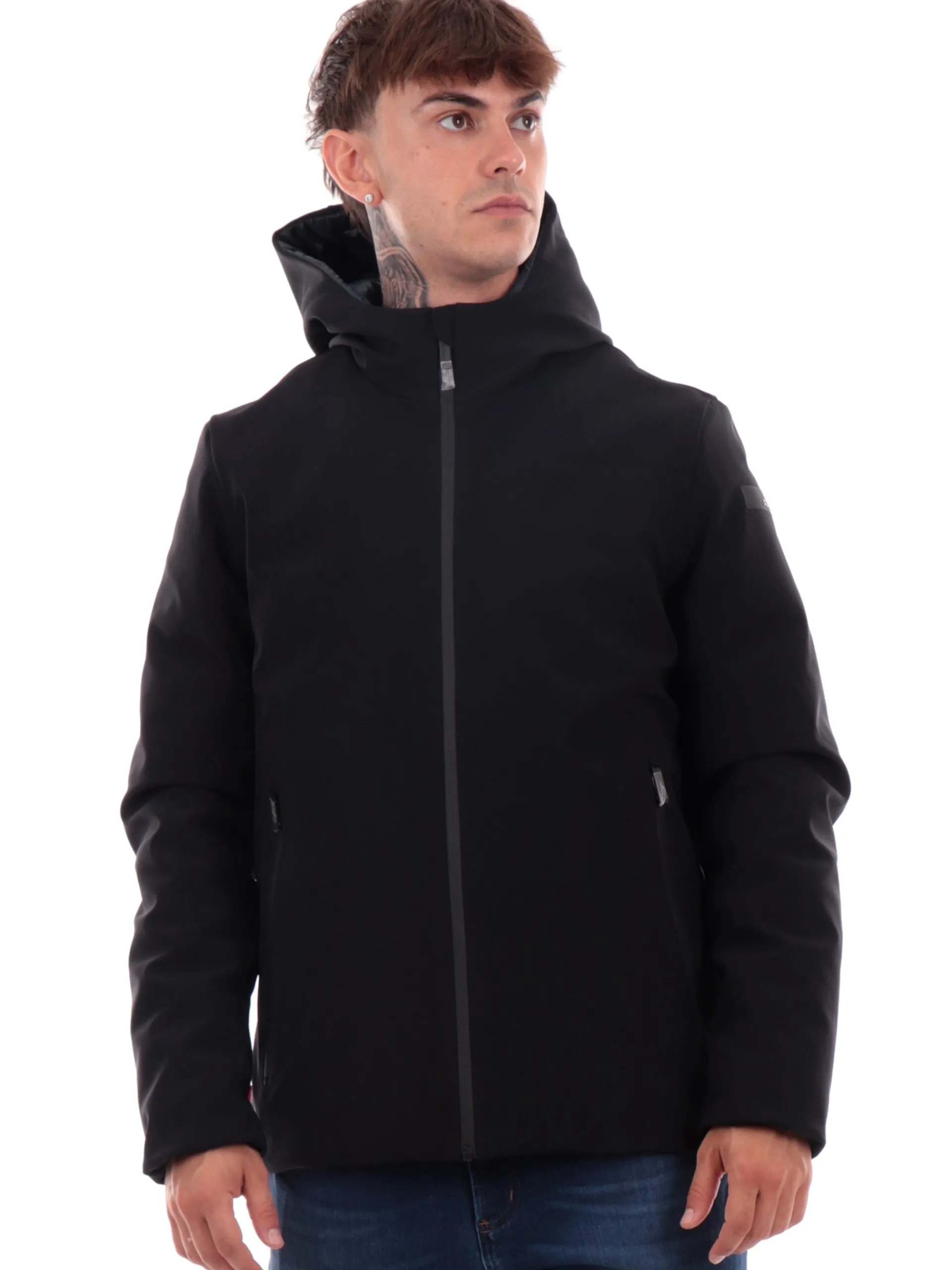 RRD Giubbotti*Giacca nera da uomo Winter Storm W24001