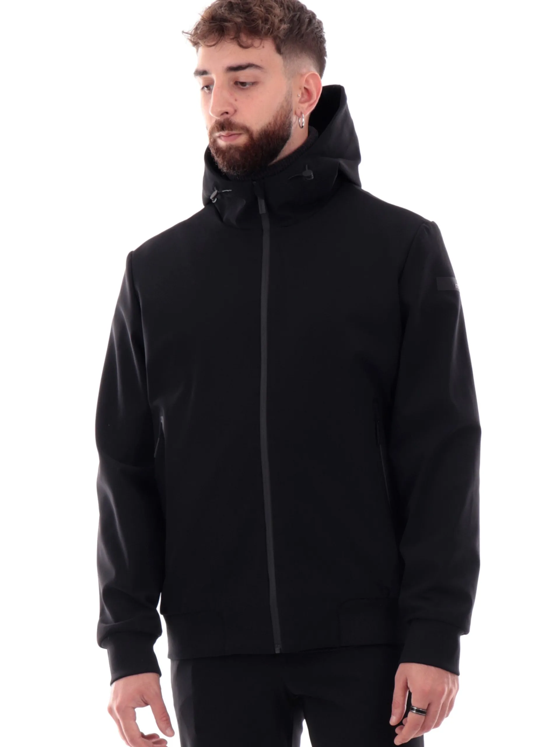 RRD Giubbotti*Giacca nera da uomo Winter Thermo Hood W24044