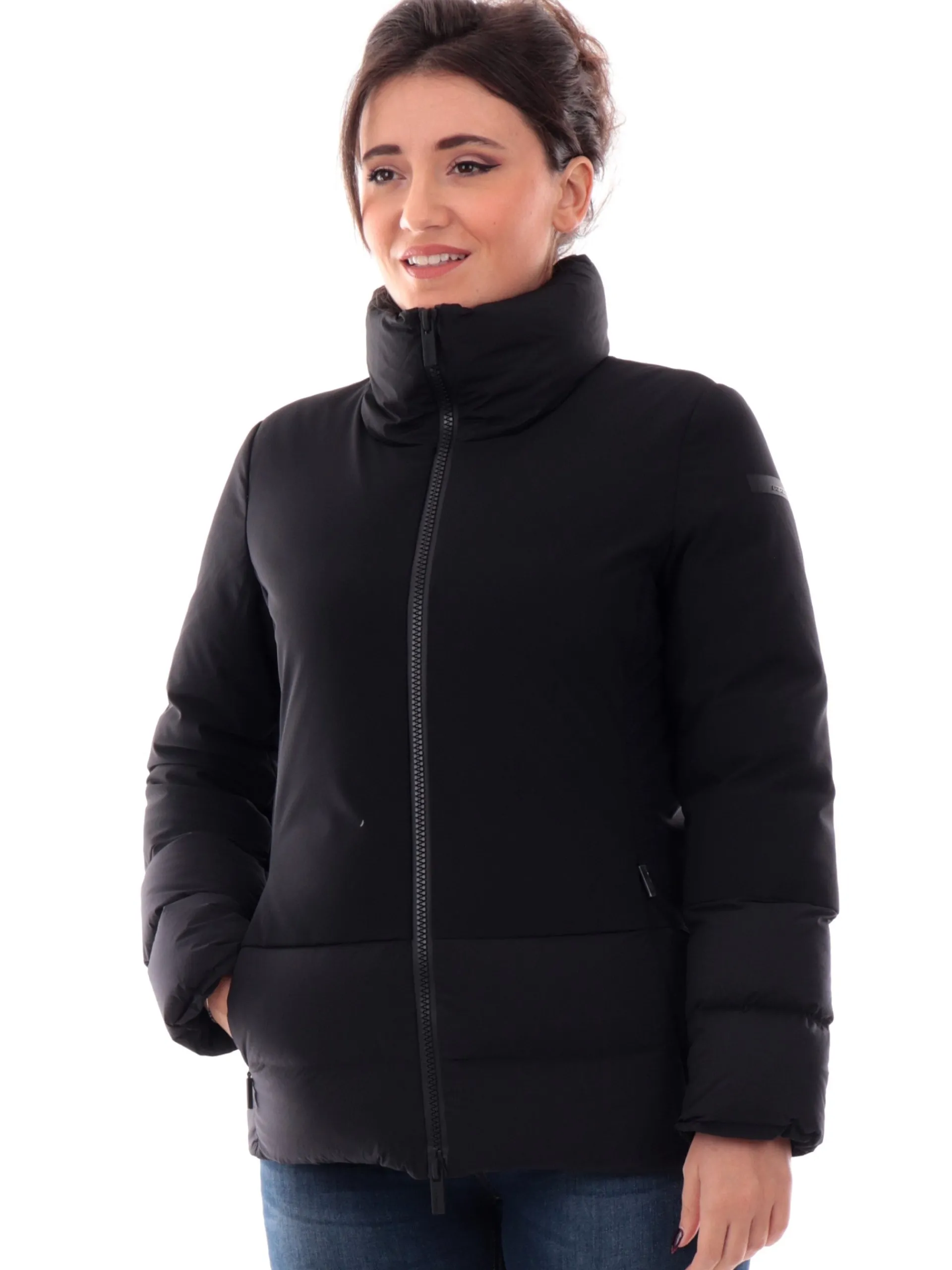 RRD Giubbotti*Giacca tessuto tecnico nera da donna Winter Hybrid Storm Wom W24506