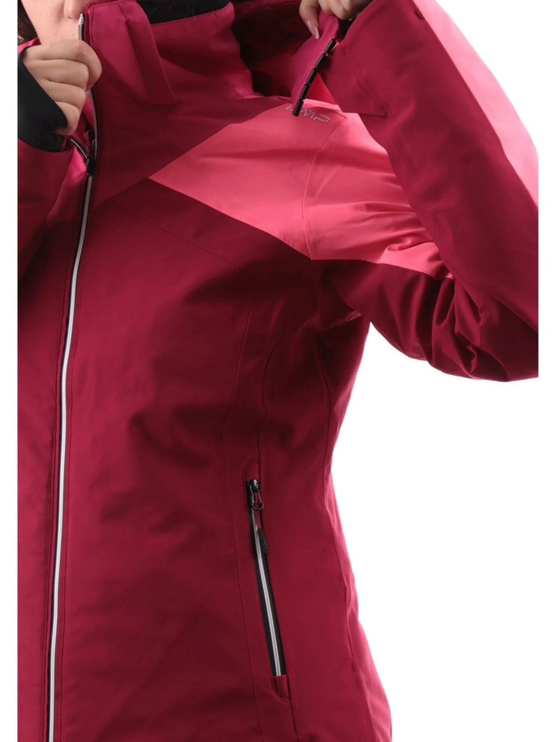 CMP Abbigliamento|Giubbini*Giacca sci fucsia da donna con inserto in pile interno 33W0656
