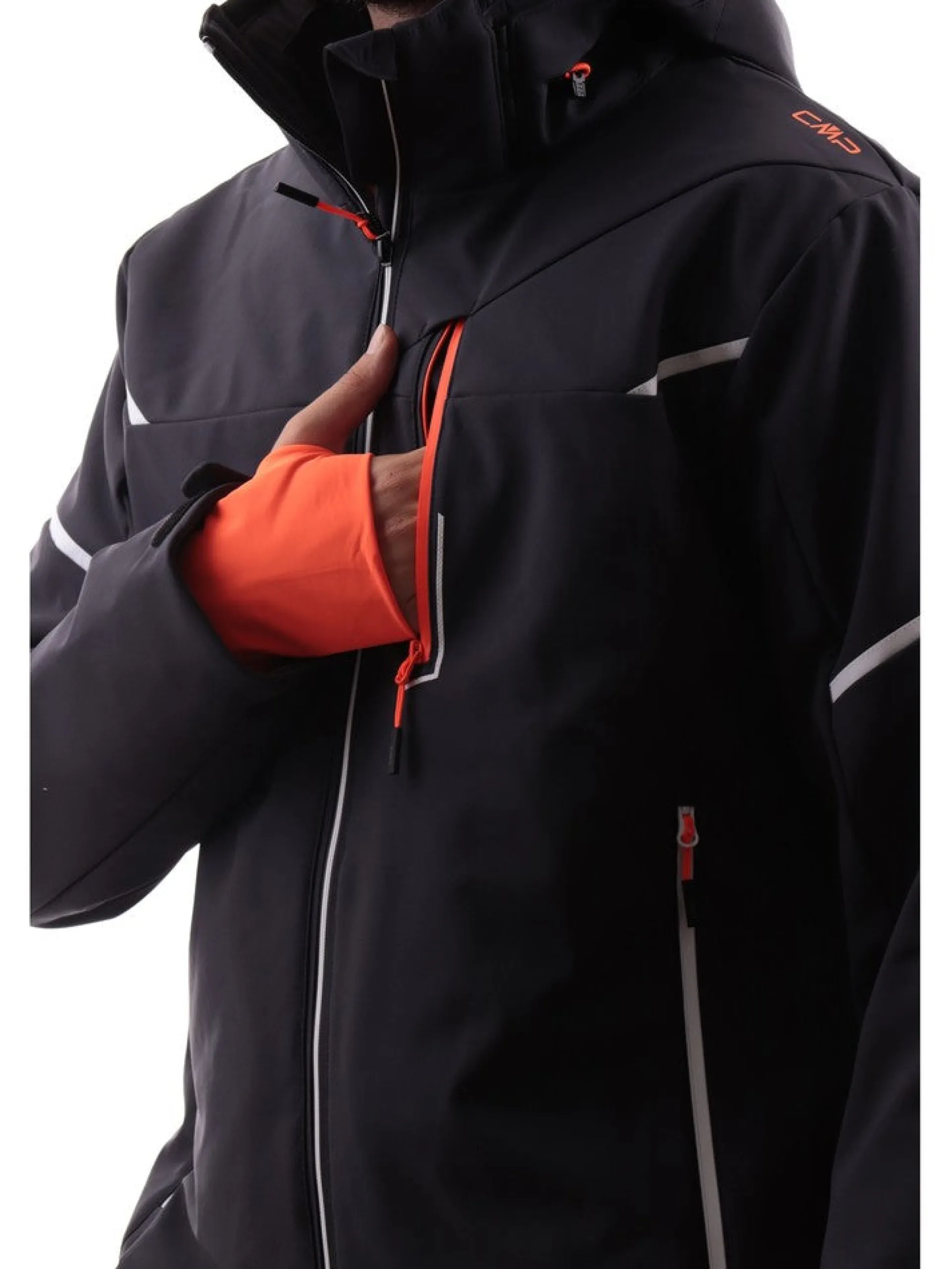 CMP Abbigliamento|Giubbini*Giacca sci nera da uomo 33W0897
