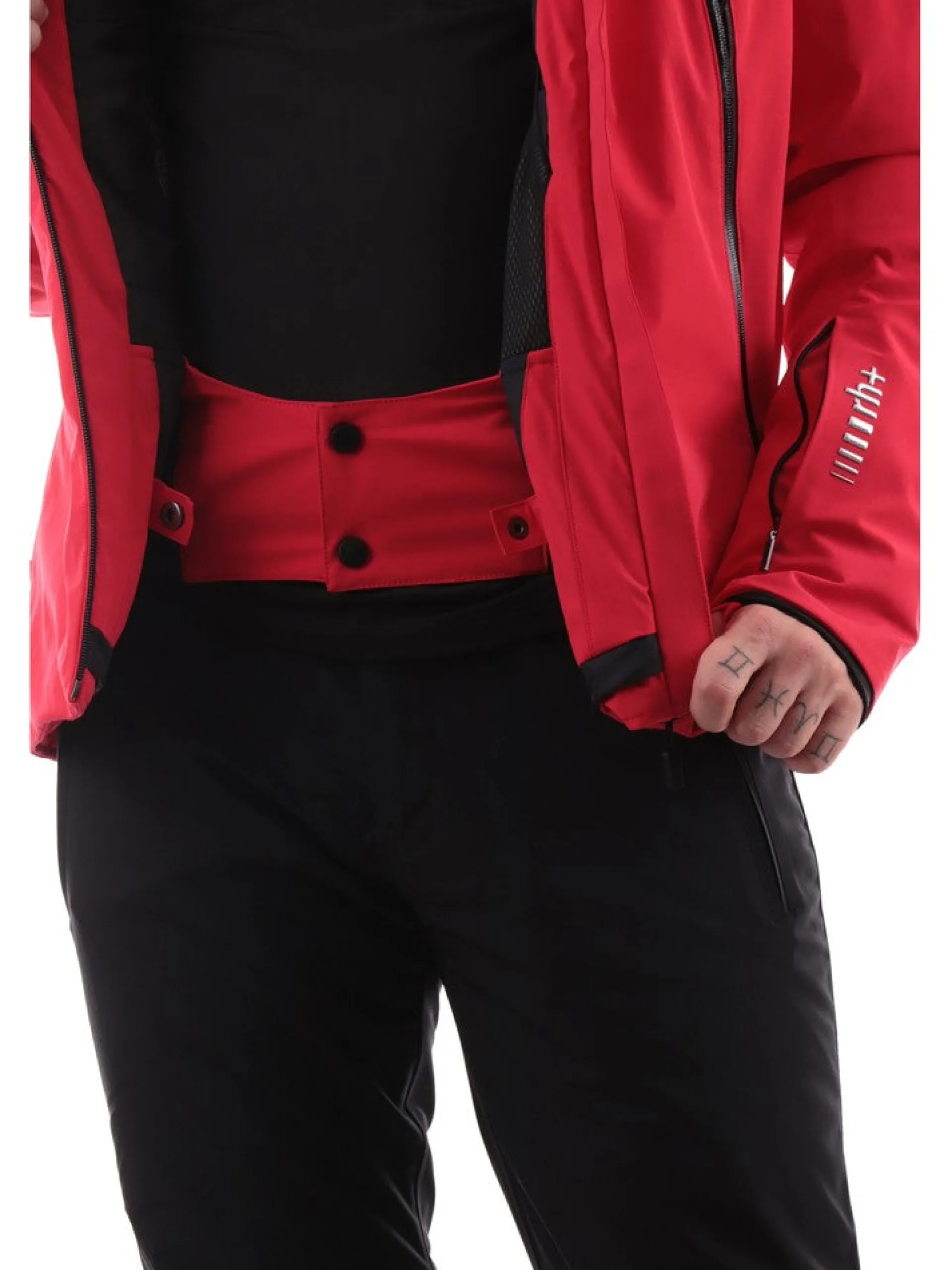 ZERORH+ Abbigliamento|Giubbini*Giacca sci RH+ rossa da uomo Powder M Evo INU3004
