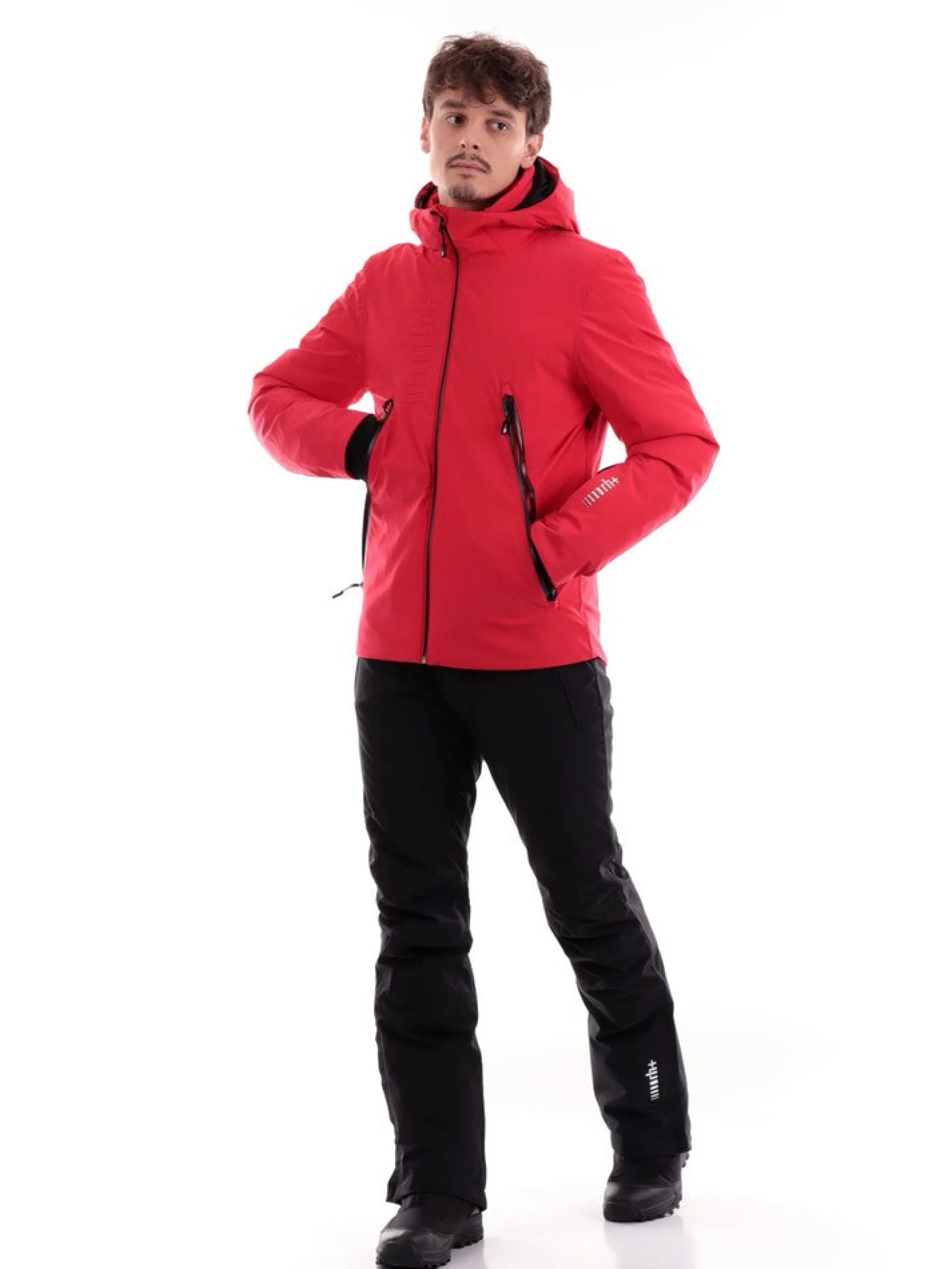 ZERORH+ Abbigliamento|Giubbini*Giacca sci RH+ rossa da uomo Powder M Evo INU3004