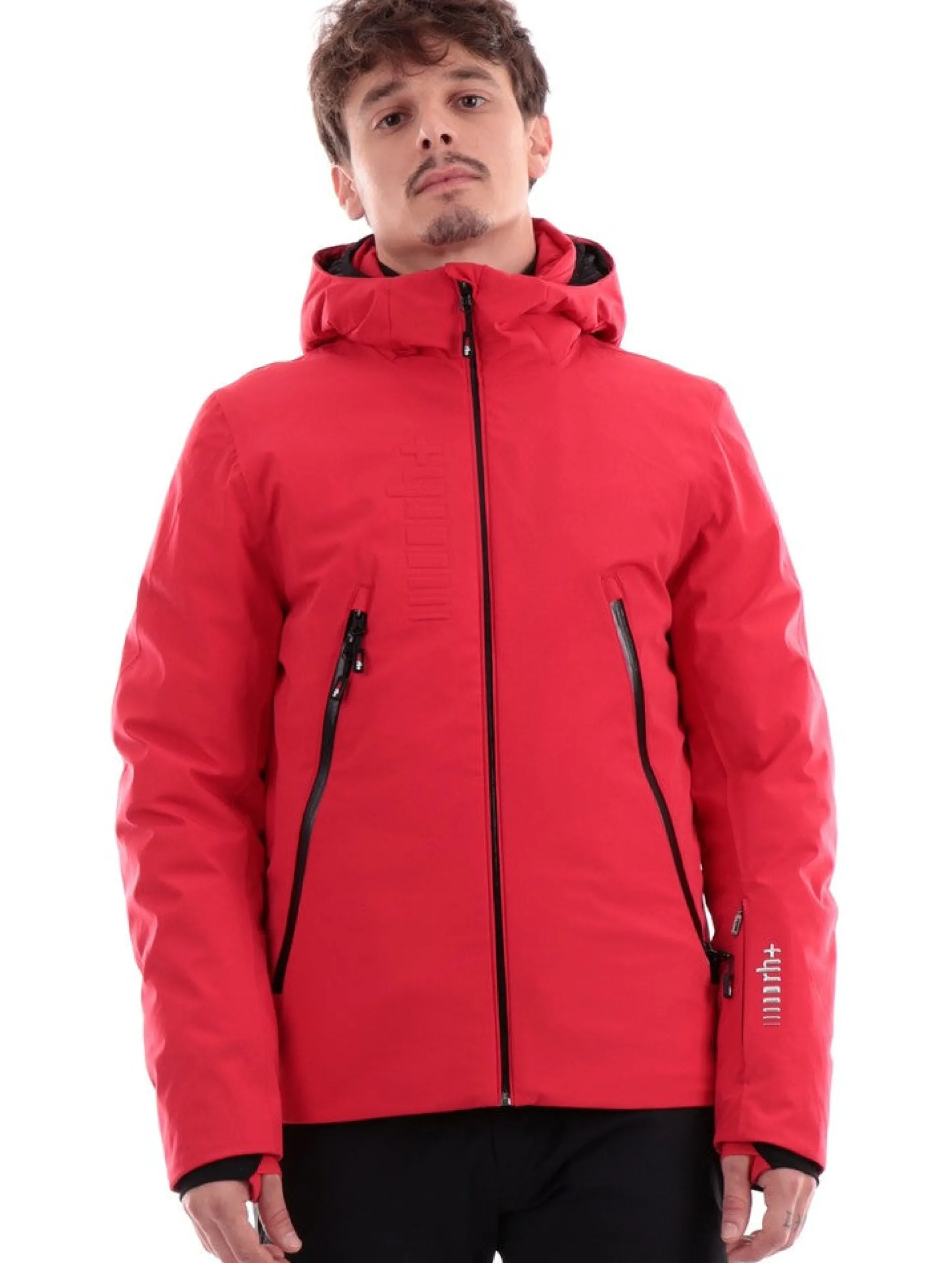 ZERORH+ Abbigliamento|Giubbini*Giacca sci RH+ rossa da uomo Powder M Evo INU3004