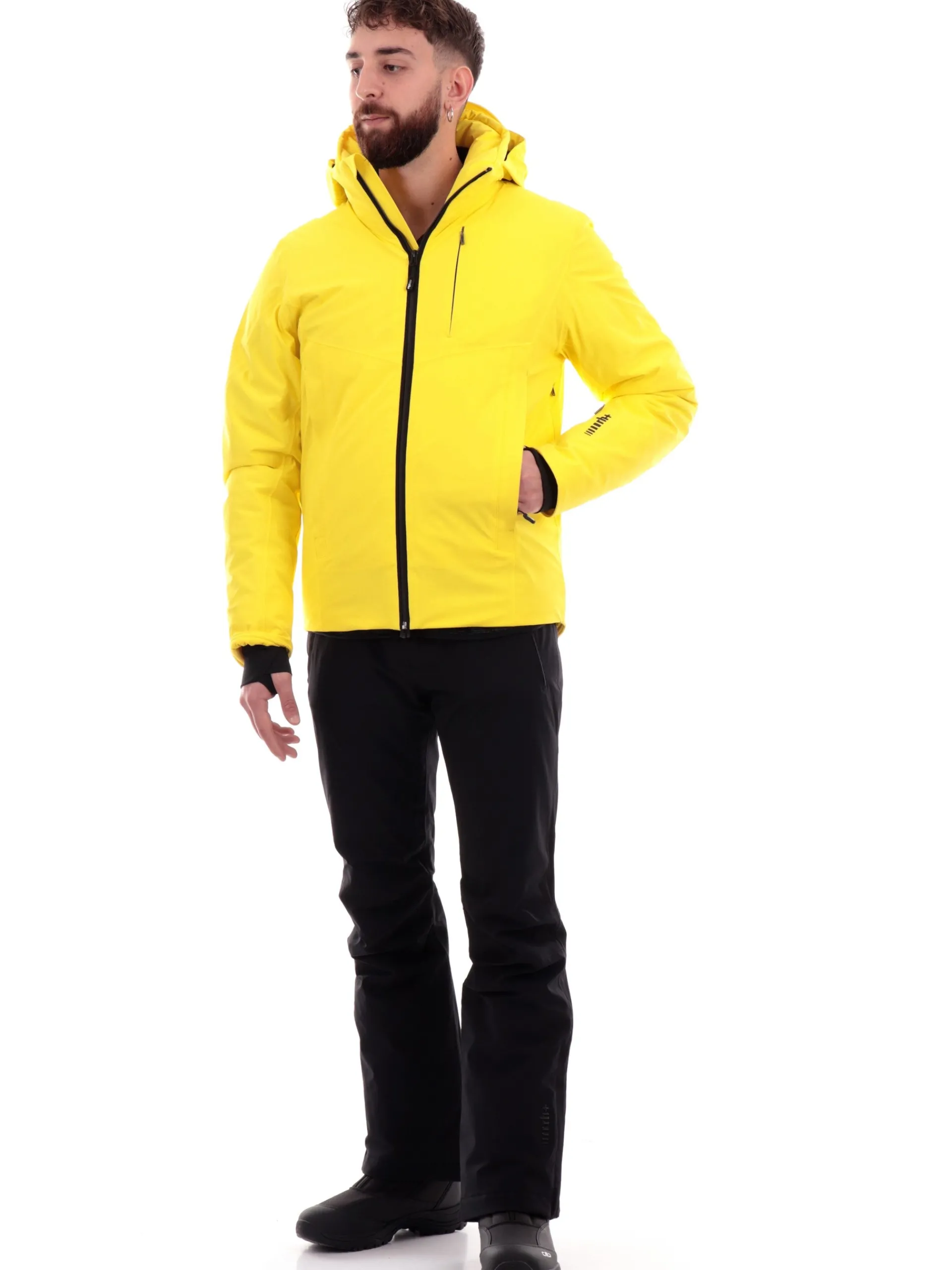 ZERORH+ Abbigliamento|Giubbini*Giacca sci ZeroRH gialla da uomo Dorado INU3135