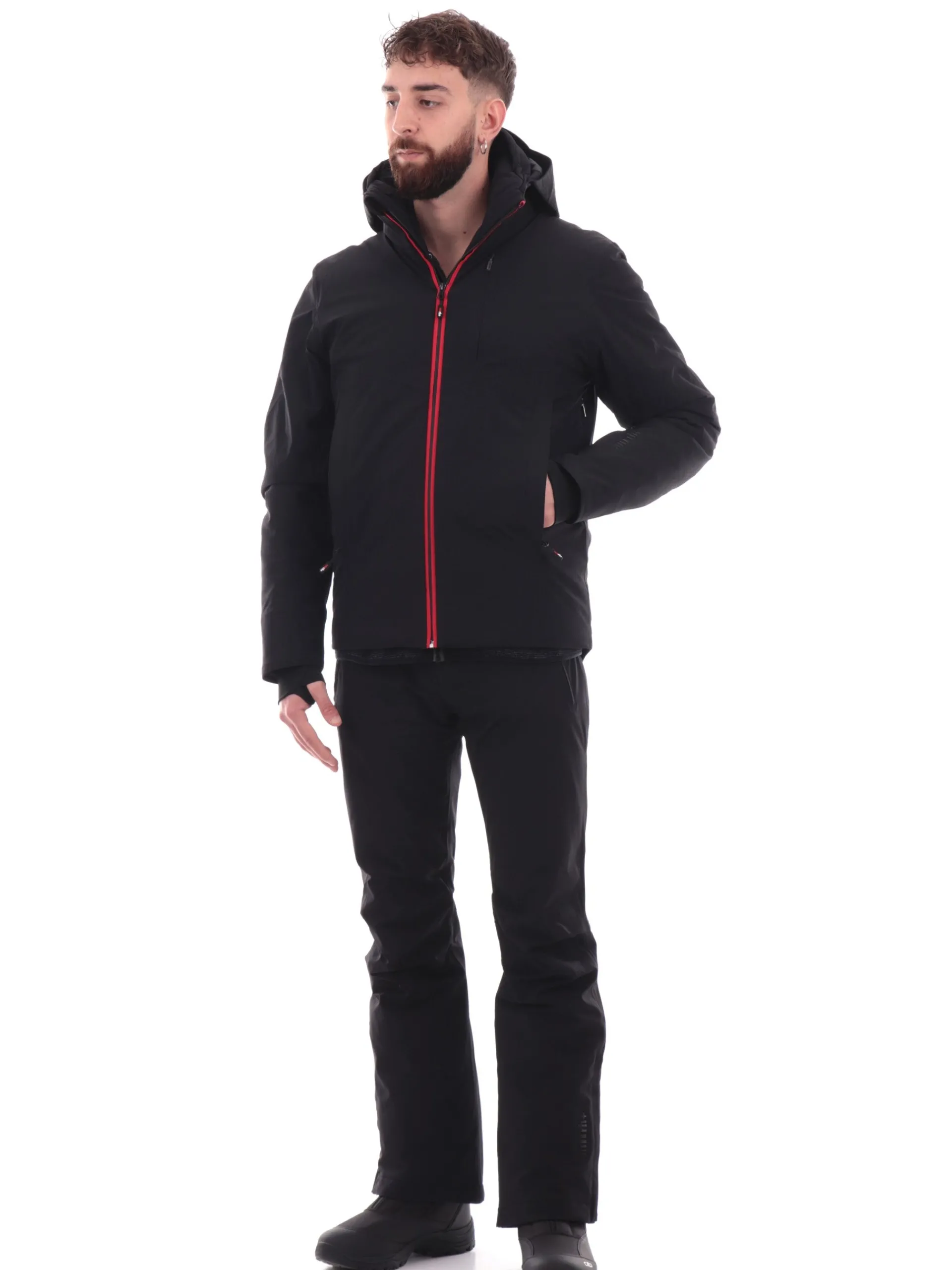 ZERORH+ Abbigliamento|Giubbini*Giacca sci ZeroRH nera da uomo Dorado INU3135
