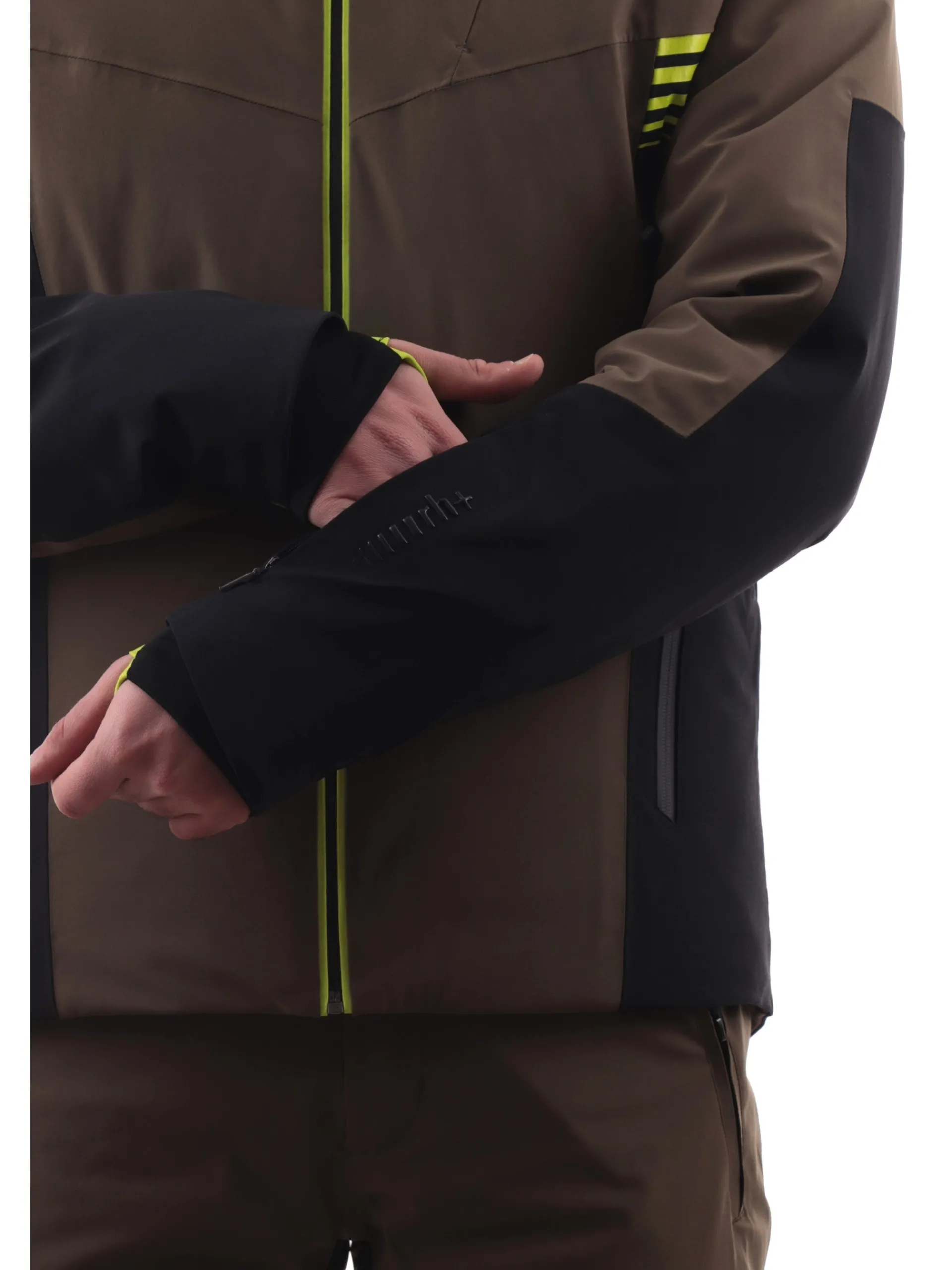ZERORH+ Abbigliamento|Giubbini*Giacca sci ZeroRH verde da uomo Adler INU3134