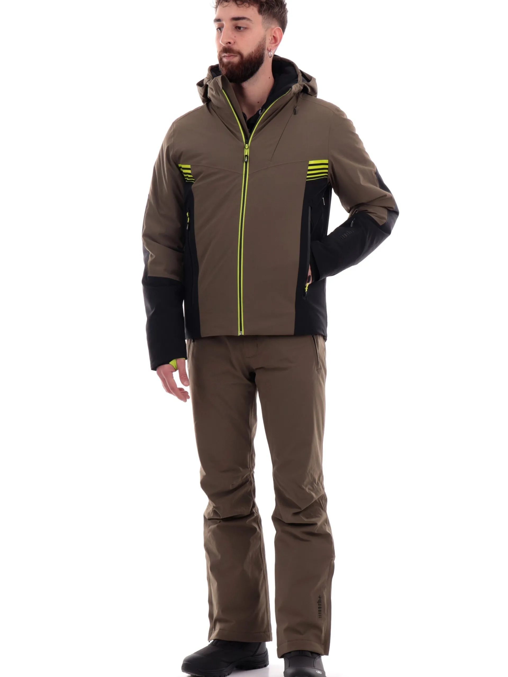 ZERORH+ Abbigliamento|Giubbini*Giacca sci ZeroRH verde da uomo Adler INU3134