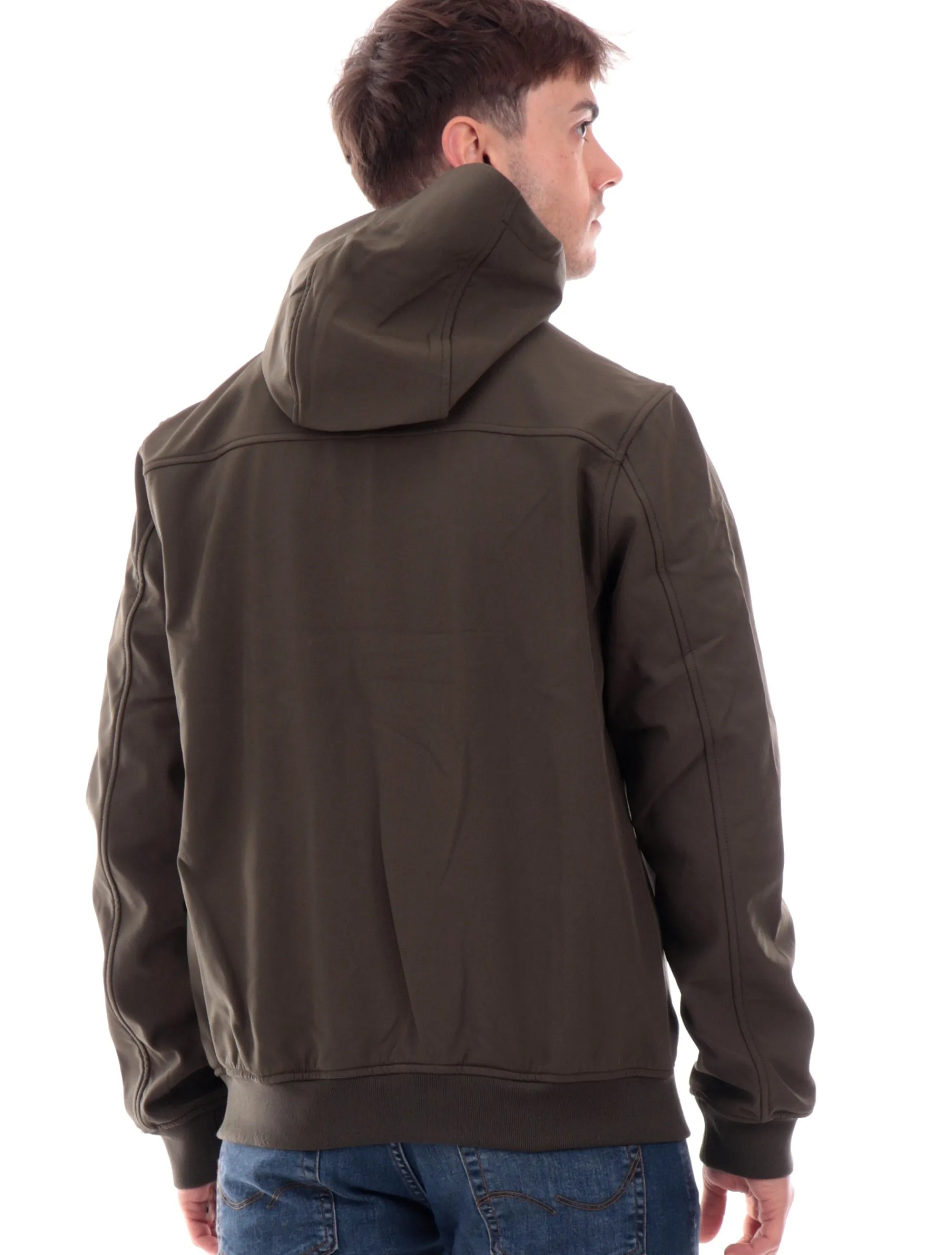 LYLE & SCOTT Giubbini*Giacca tecnica Lyle Scott verde da uomo Softshell JK2110V