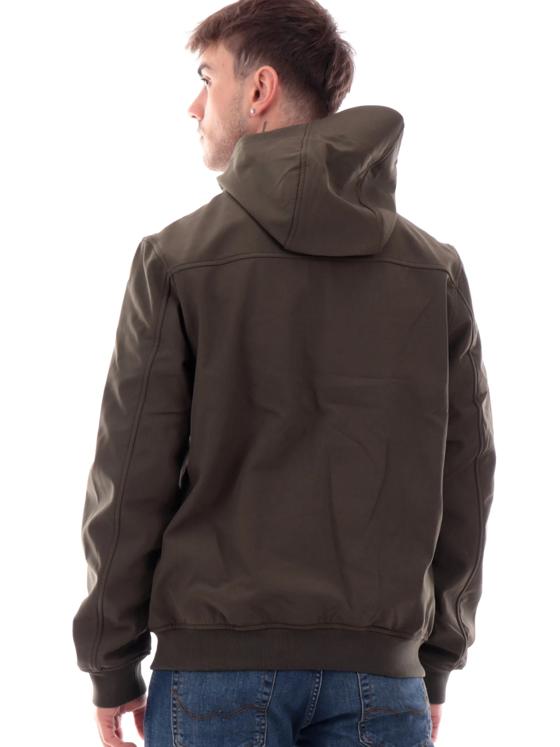 LYLE & SCOTT Giubbini*Giacca tecnica Lyle Scott verde da uomo Softshell JK2110V