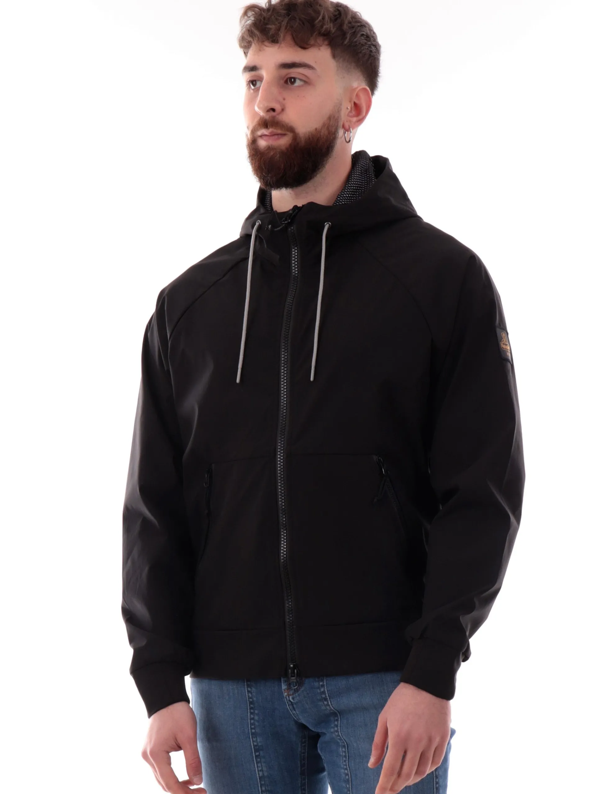 REFRIGIWEAR Giubbini*Giacca tecnica nera da uomo Speed G05718