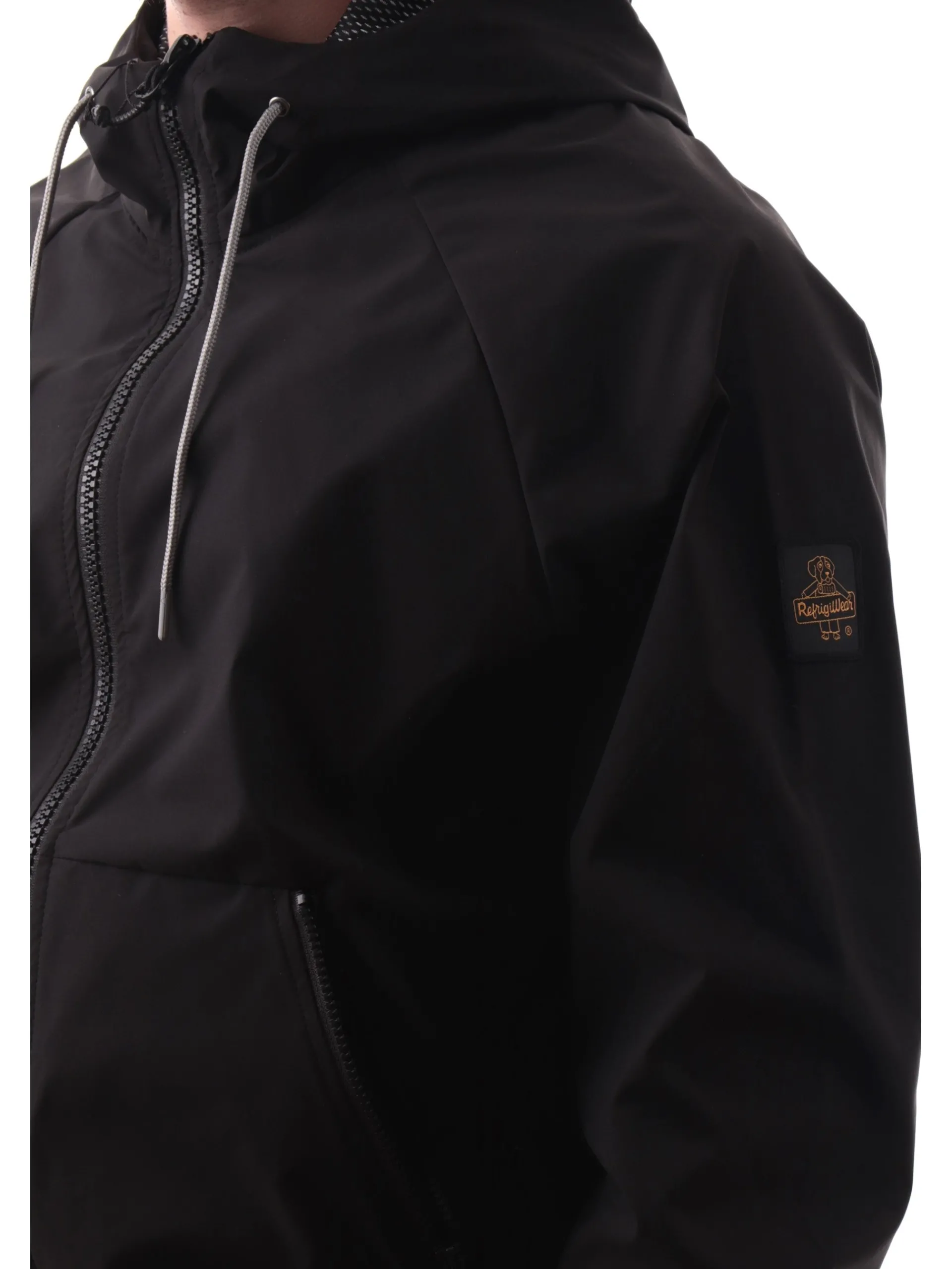 REFRIGIWEAR Giubbini*Giacca tecnica nera da uomo Speed G05718