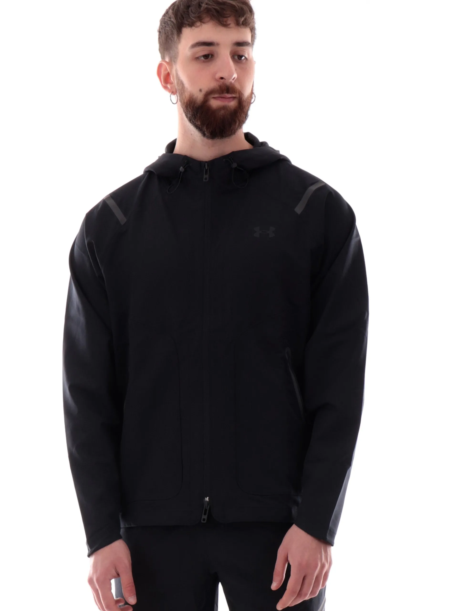 UNDER ARMOUR Giubbini*Giacca tecnica nera da uomo Unstoppable 13893540