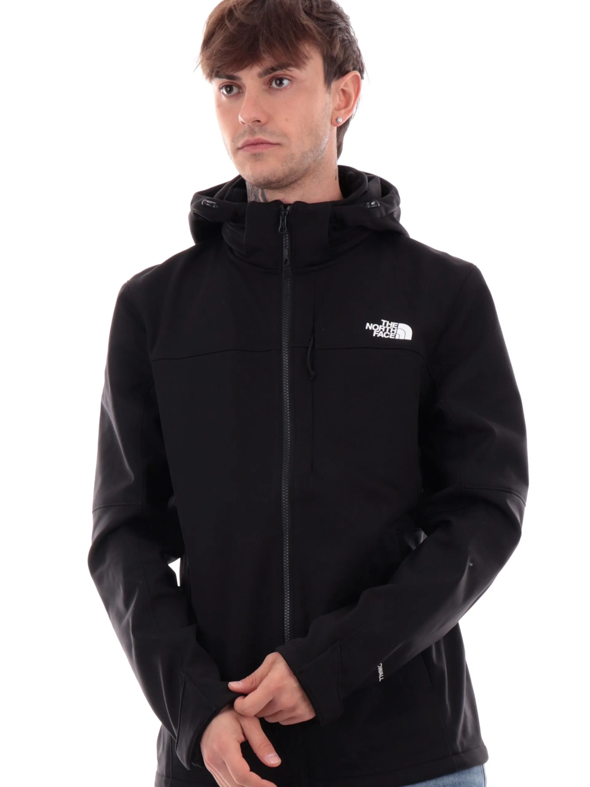 THE NORTH FACE Giubbini*Giacca nera da uomo Diablo Softshell Detach NF0A7ZFS