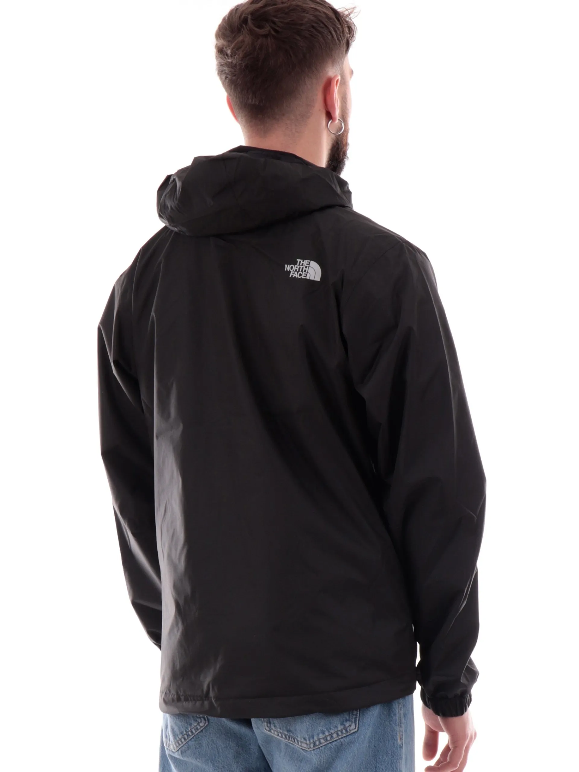 THE NORTH FACE Giubbini*Giacca tecnica Quest nera da uomo full zip con cappuccio NF00A8AZ